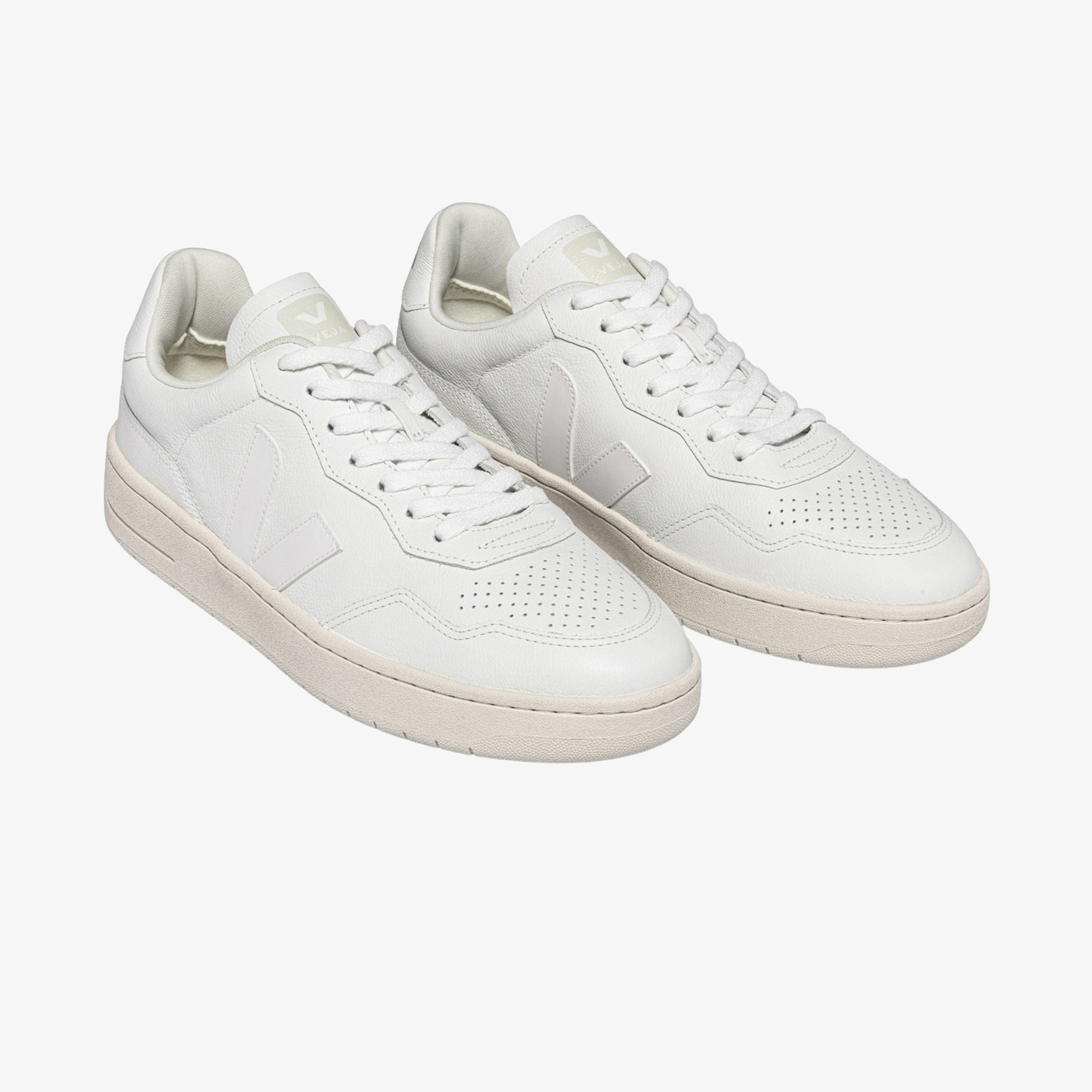 Veja V-90 Leather Erkek Beyaz Sneaker