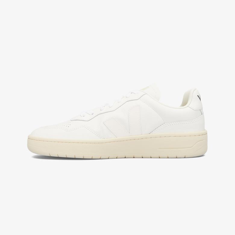 Veja V-90 Leather Erkek Beyaz Sneaker