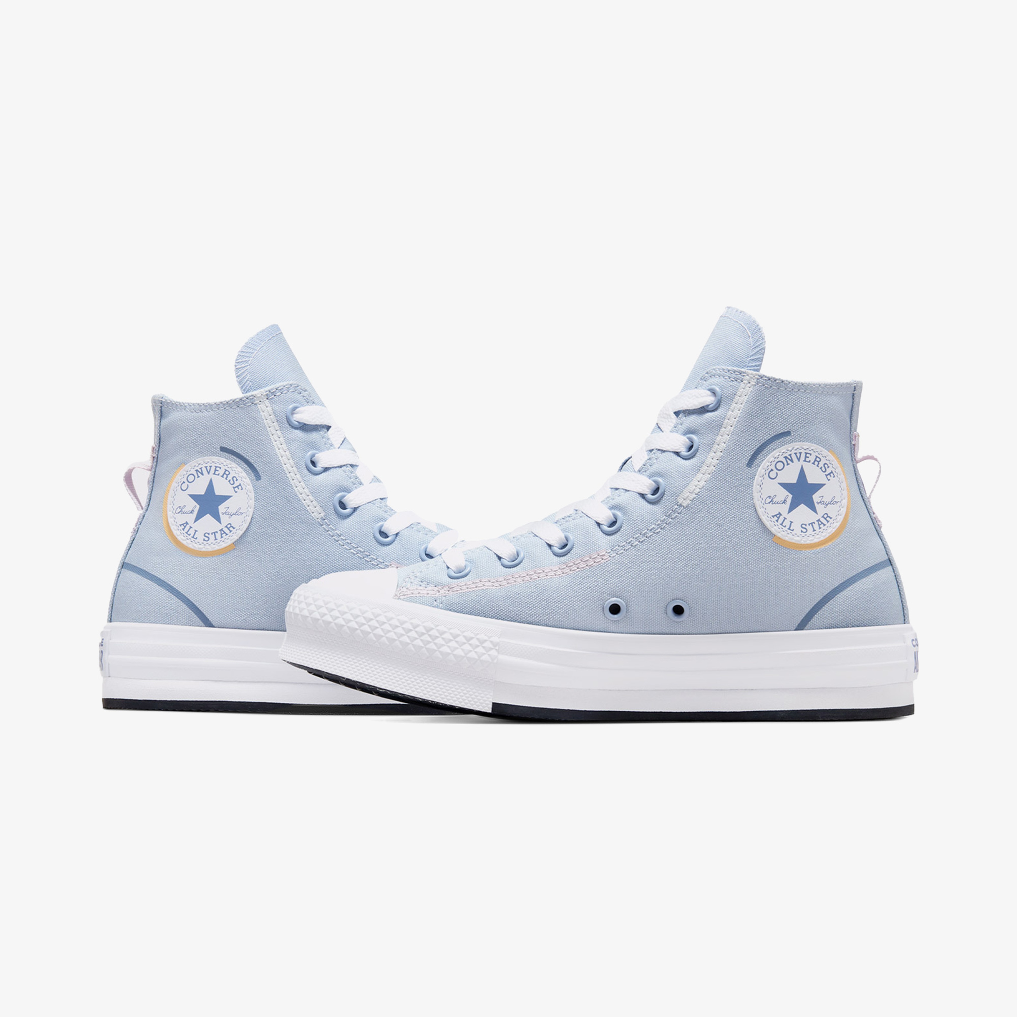 Converse Chuck Taylor All Star Lift Çocuk Gri Platform Sneaker