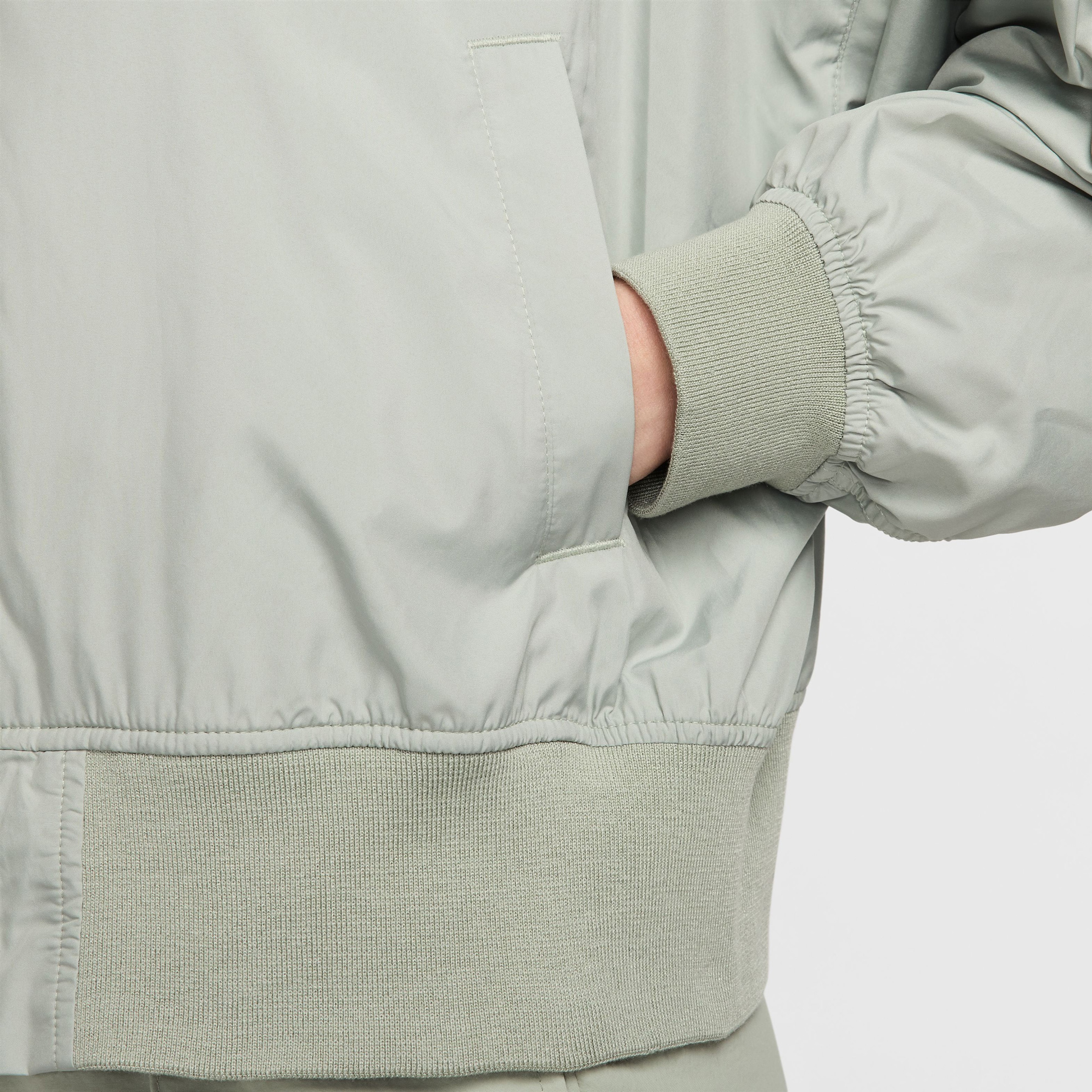 Nike Sportswear Essential Kadın Yeşil Oversize Bomber Ceket