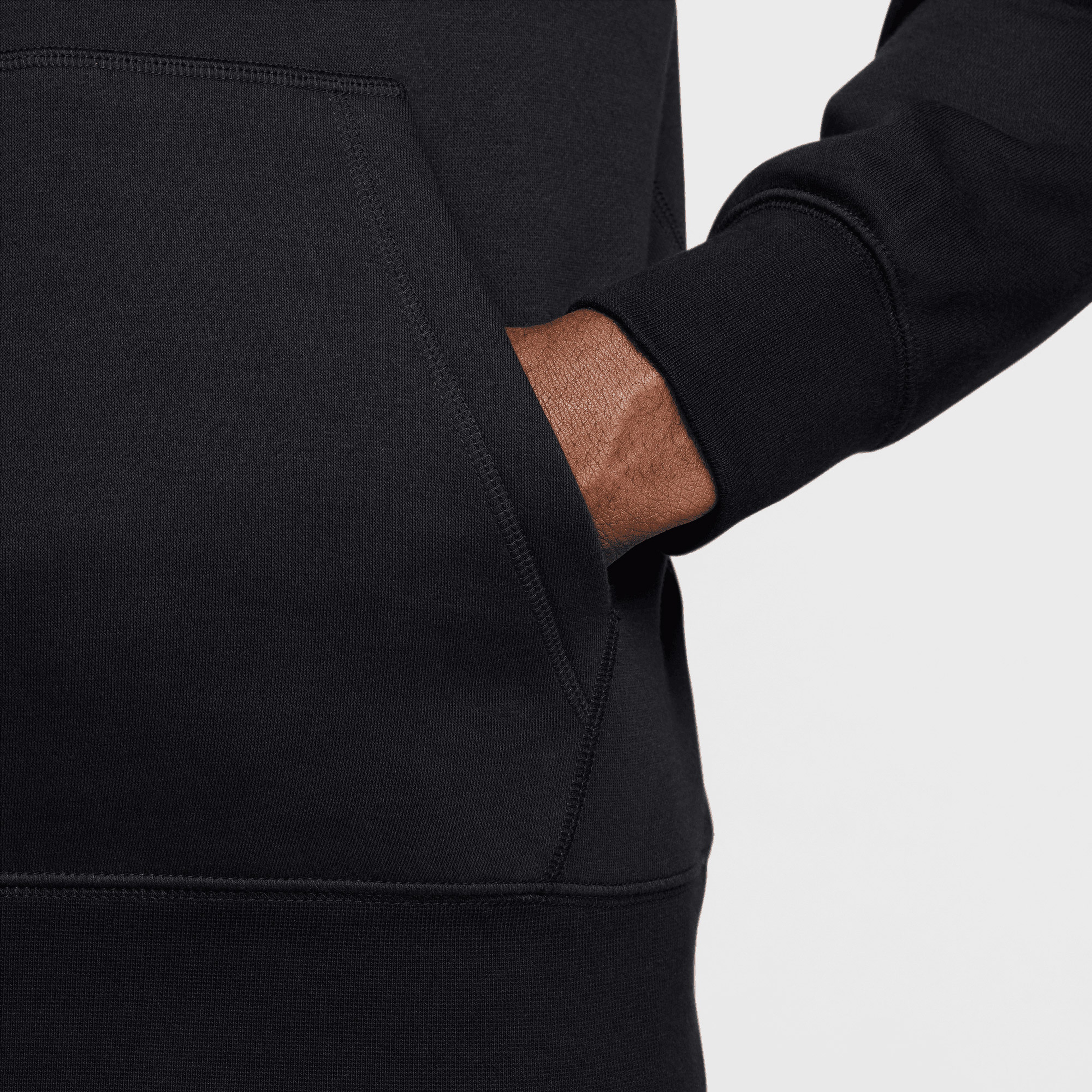 Nike Club Erkek Siyah Hoodie