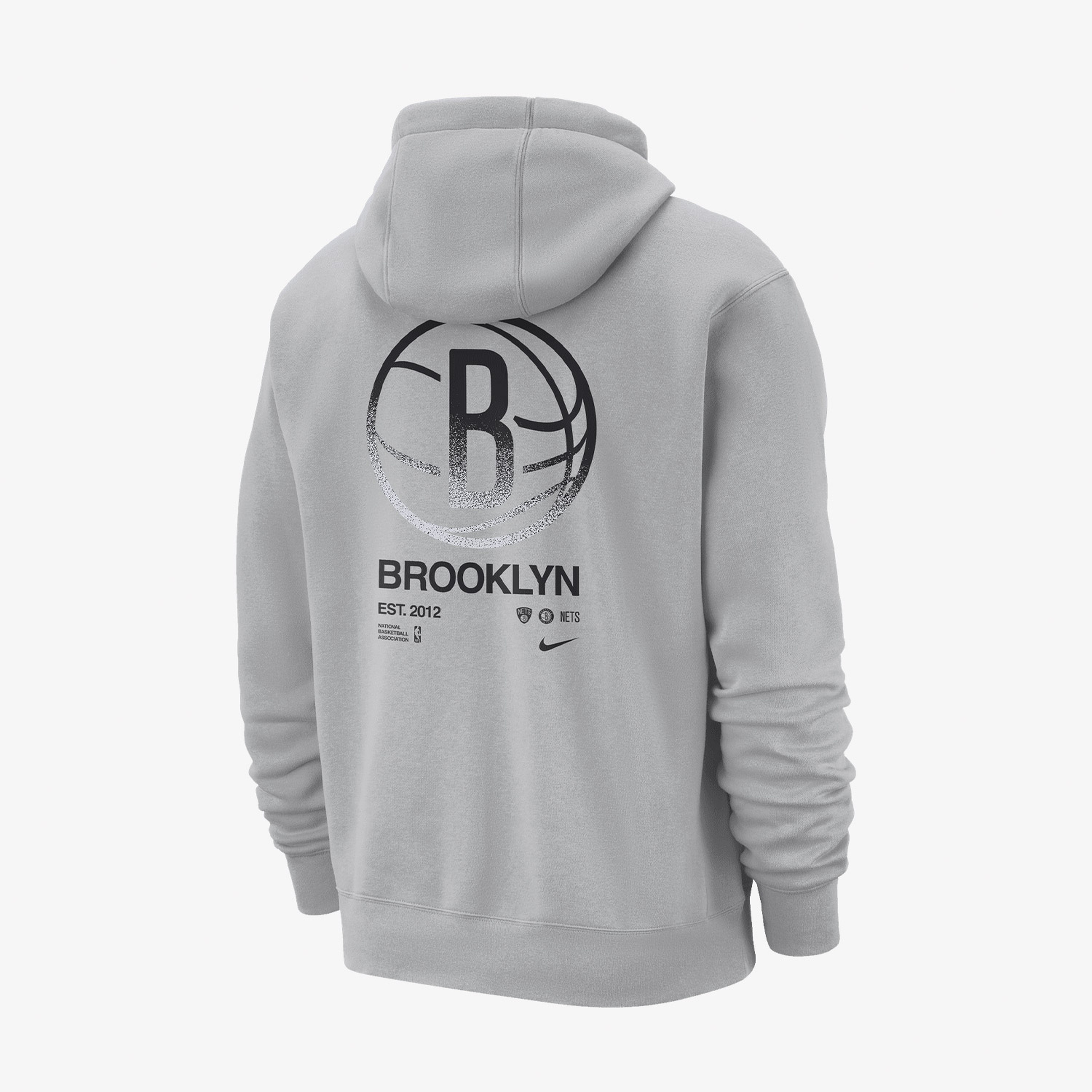 Jordan Brooklyn Nets Club Courtside Erkek Siyah Hoodie
