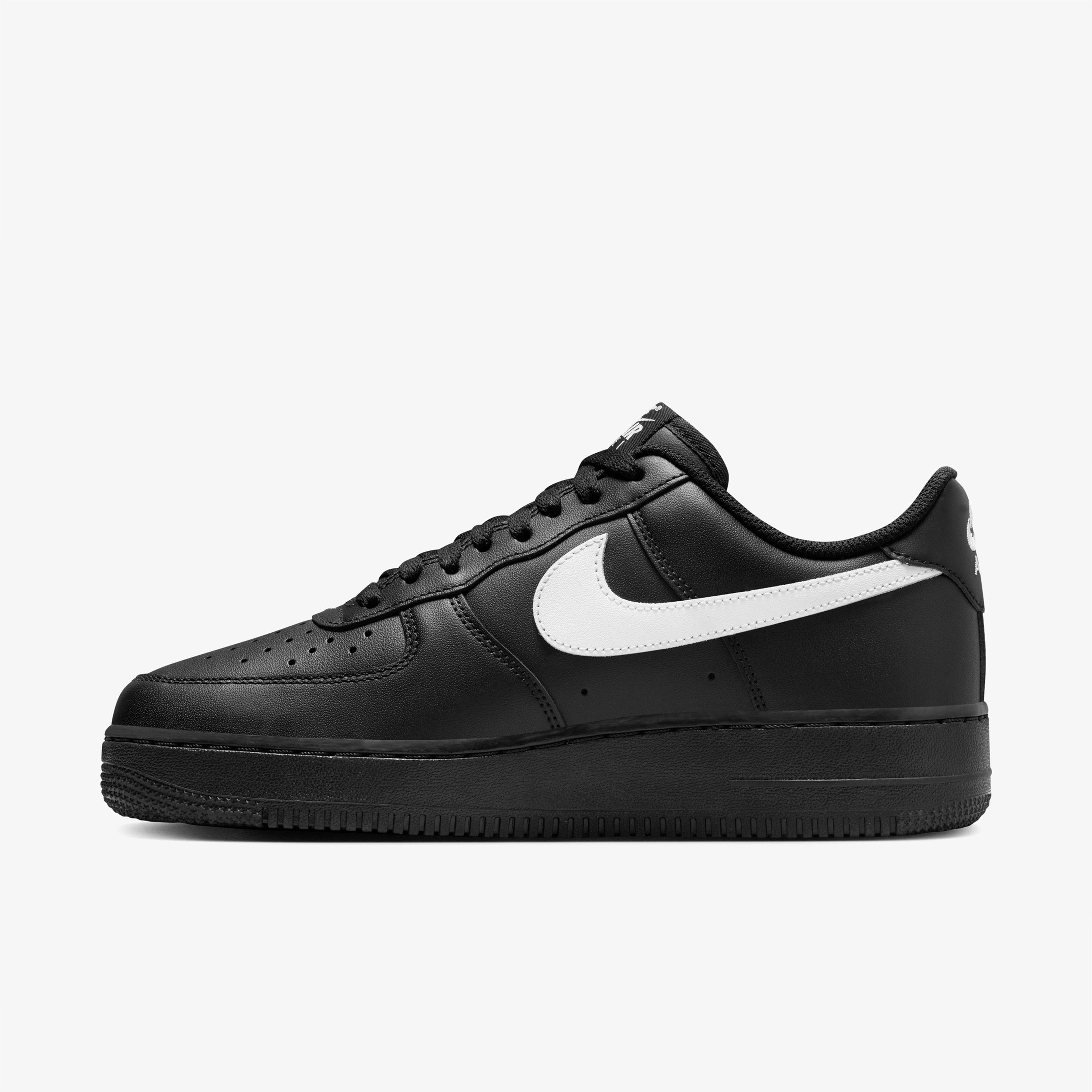 Nike Air Force 1 '07 Erkek Siyah Sneaker