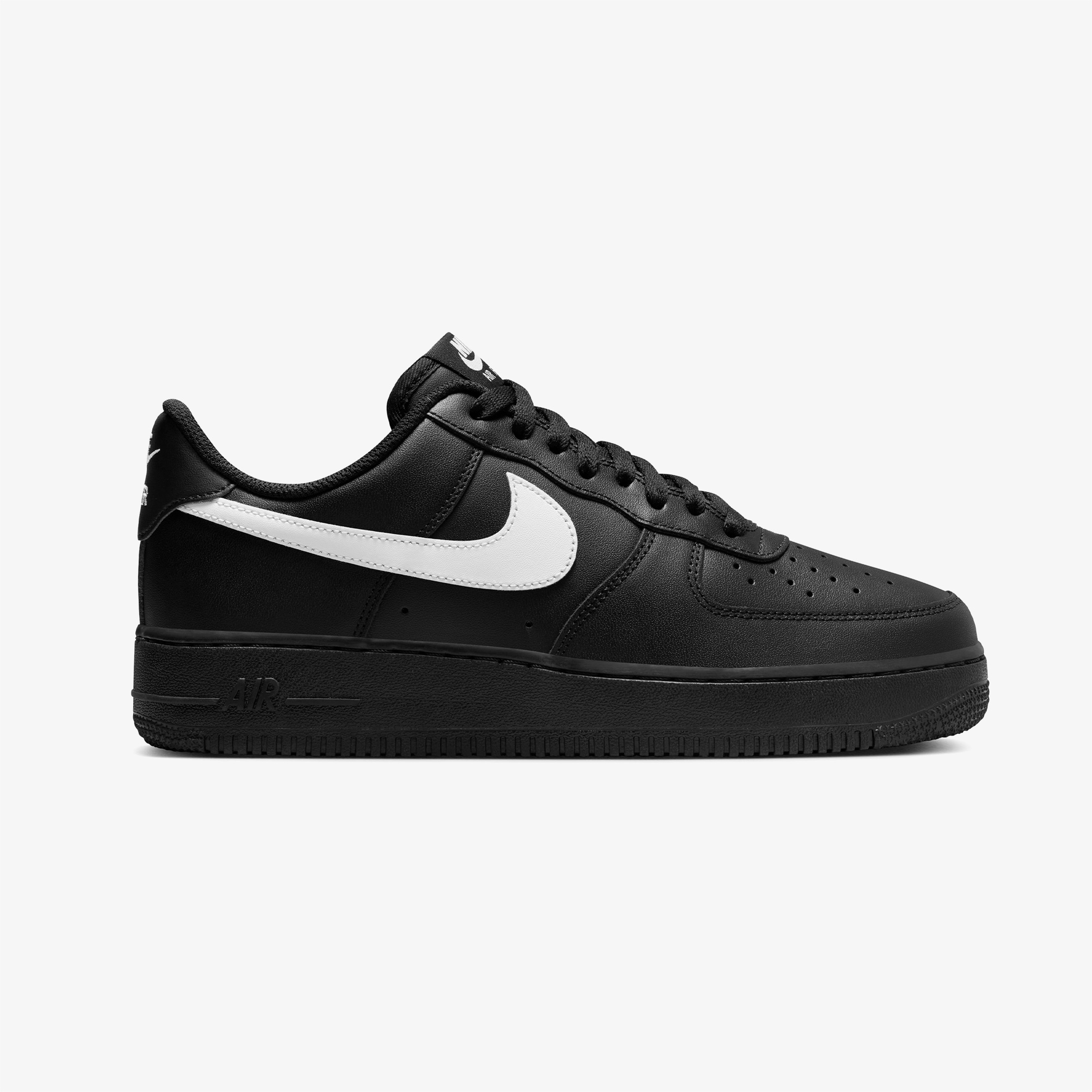Nike Air Force 1 '07 Erkek Siyah Sneaker
