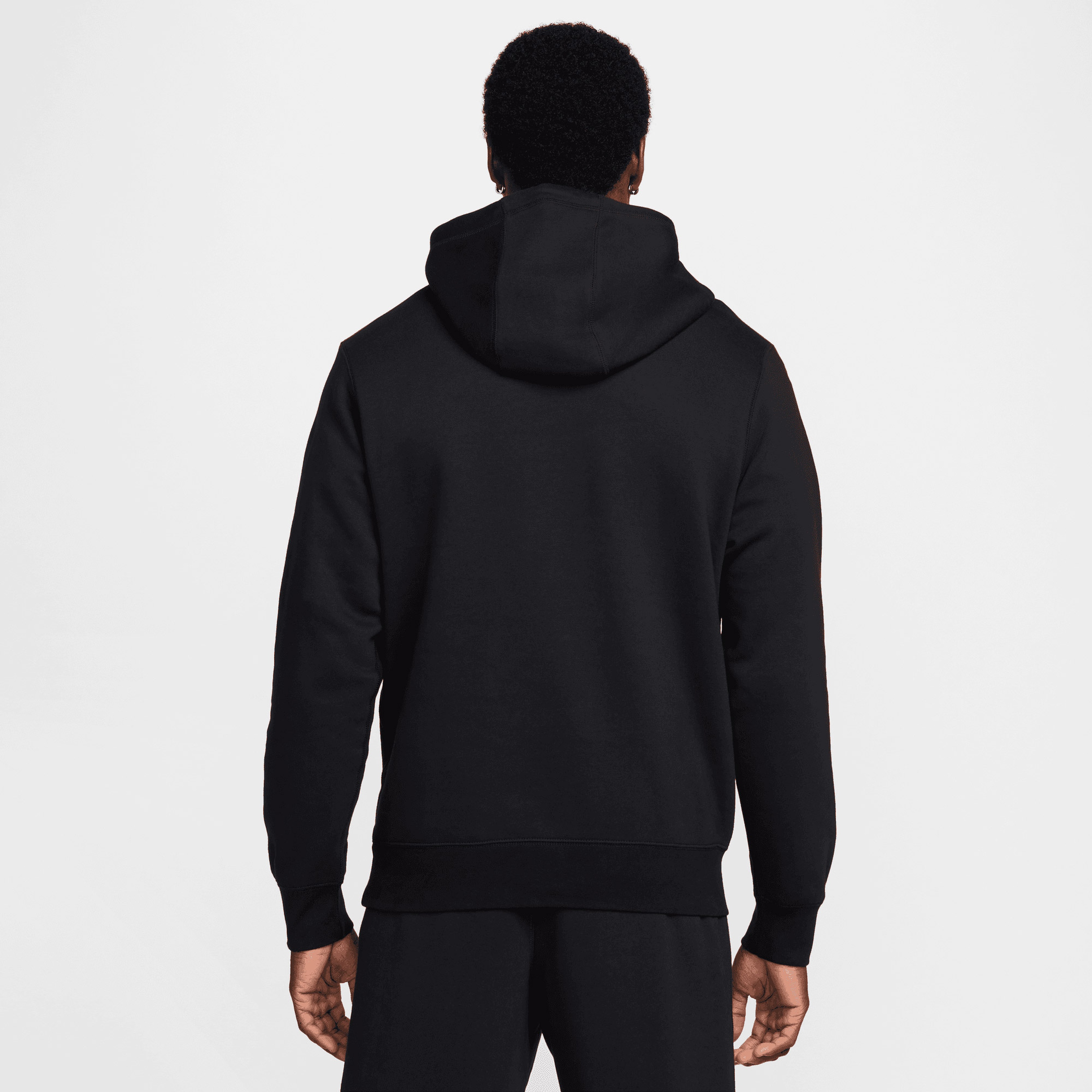 Nike Club Erkek Siyah Hoodie