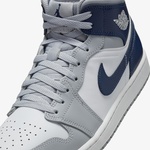 Jordan Air Jordan 1 Mid Erkek Beyaz Sneaker