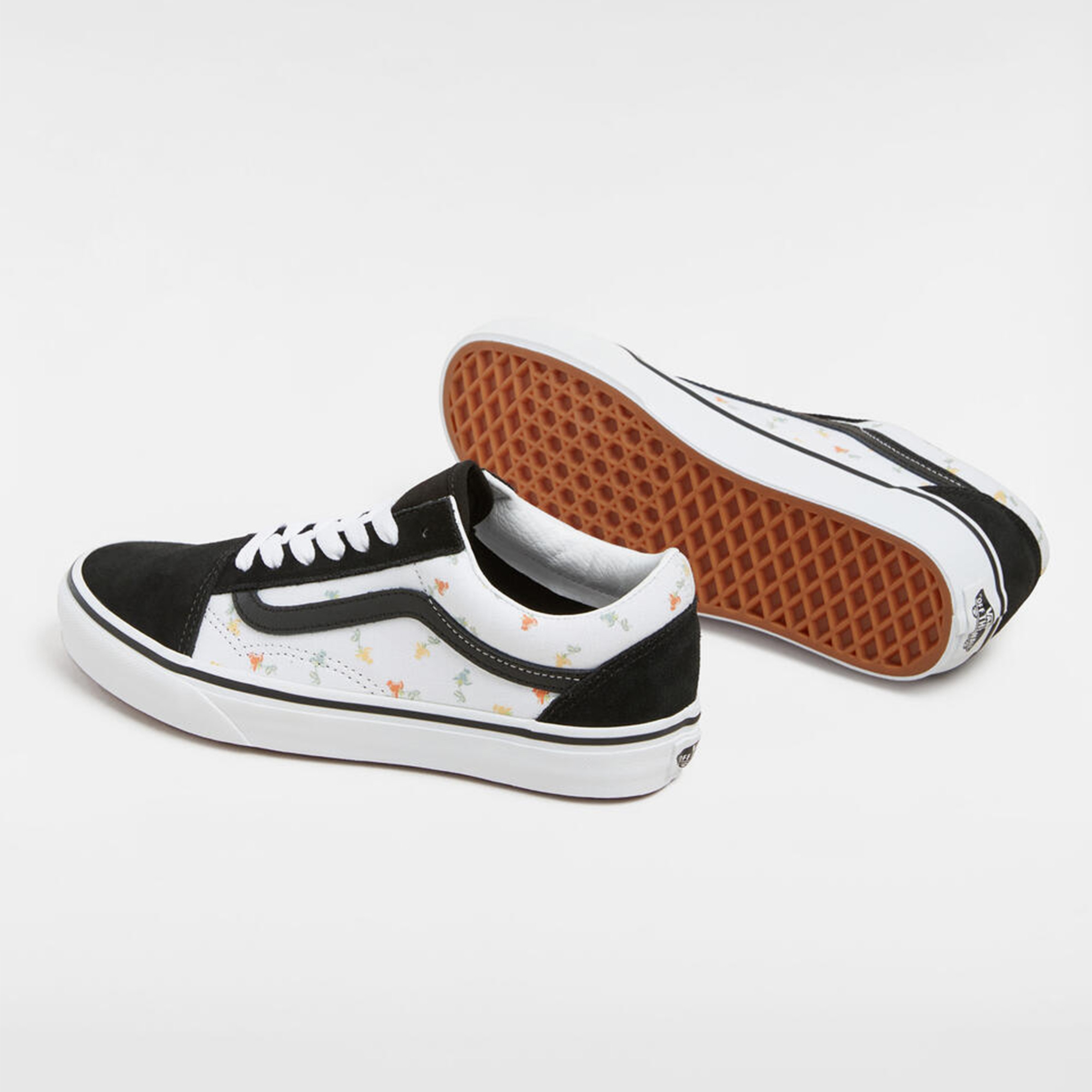 Vans Old Skool Unisex Floral Siyah Sneaker