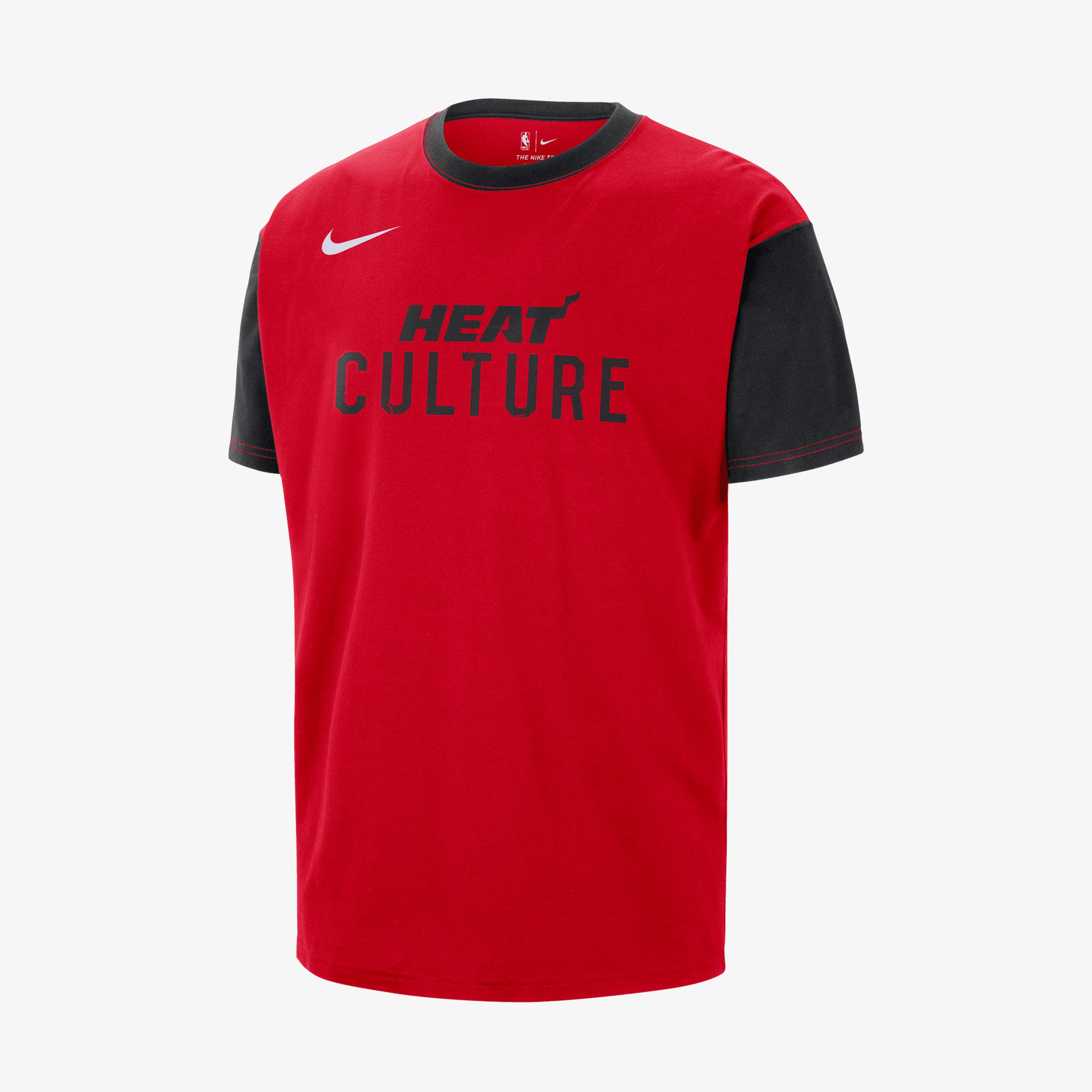 Nike NBA Miami Heat Erkek Kırmızı T-Shirt