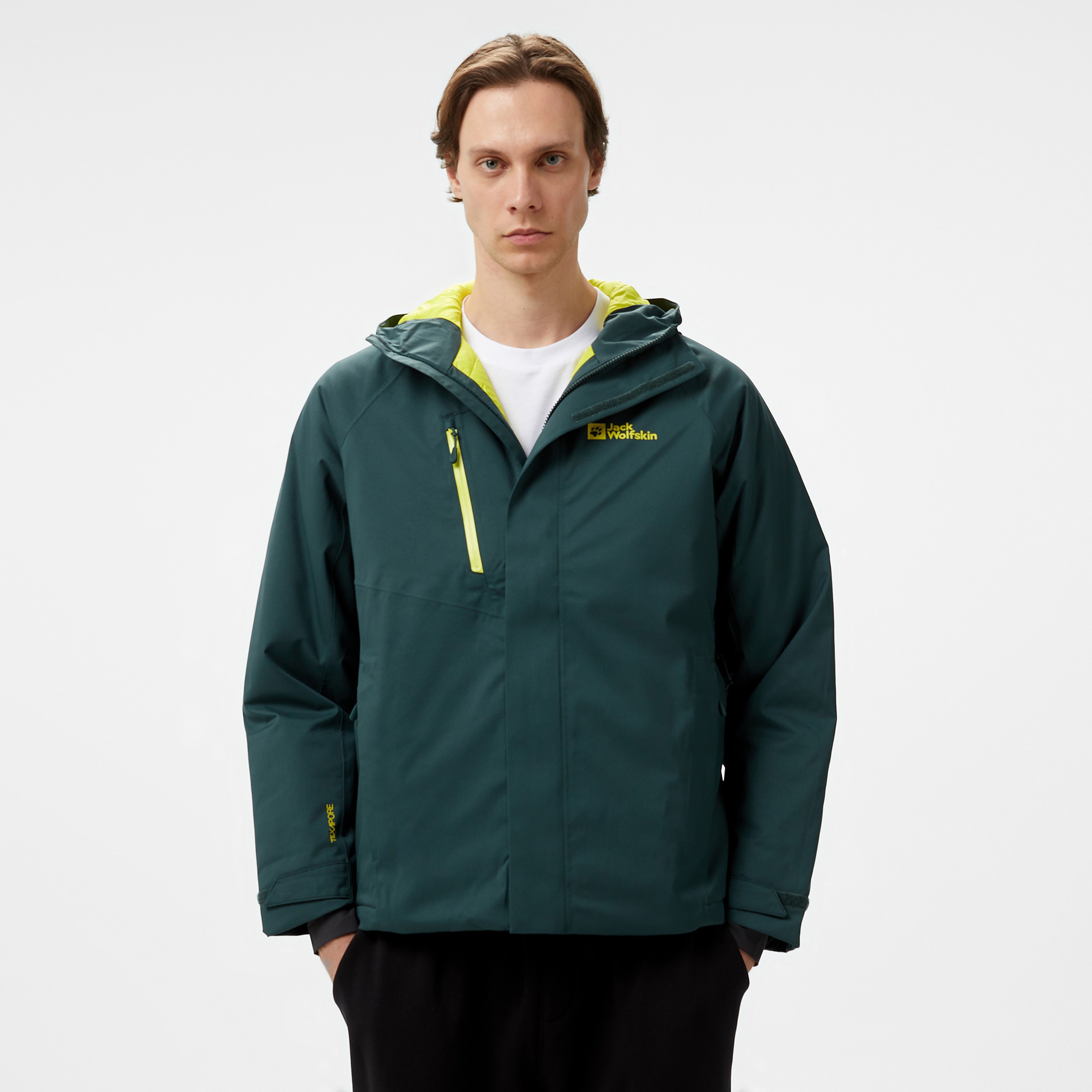 Jack Wolfskin Texapore Fiber Insulated Erkek Yeşil Ceket