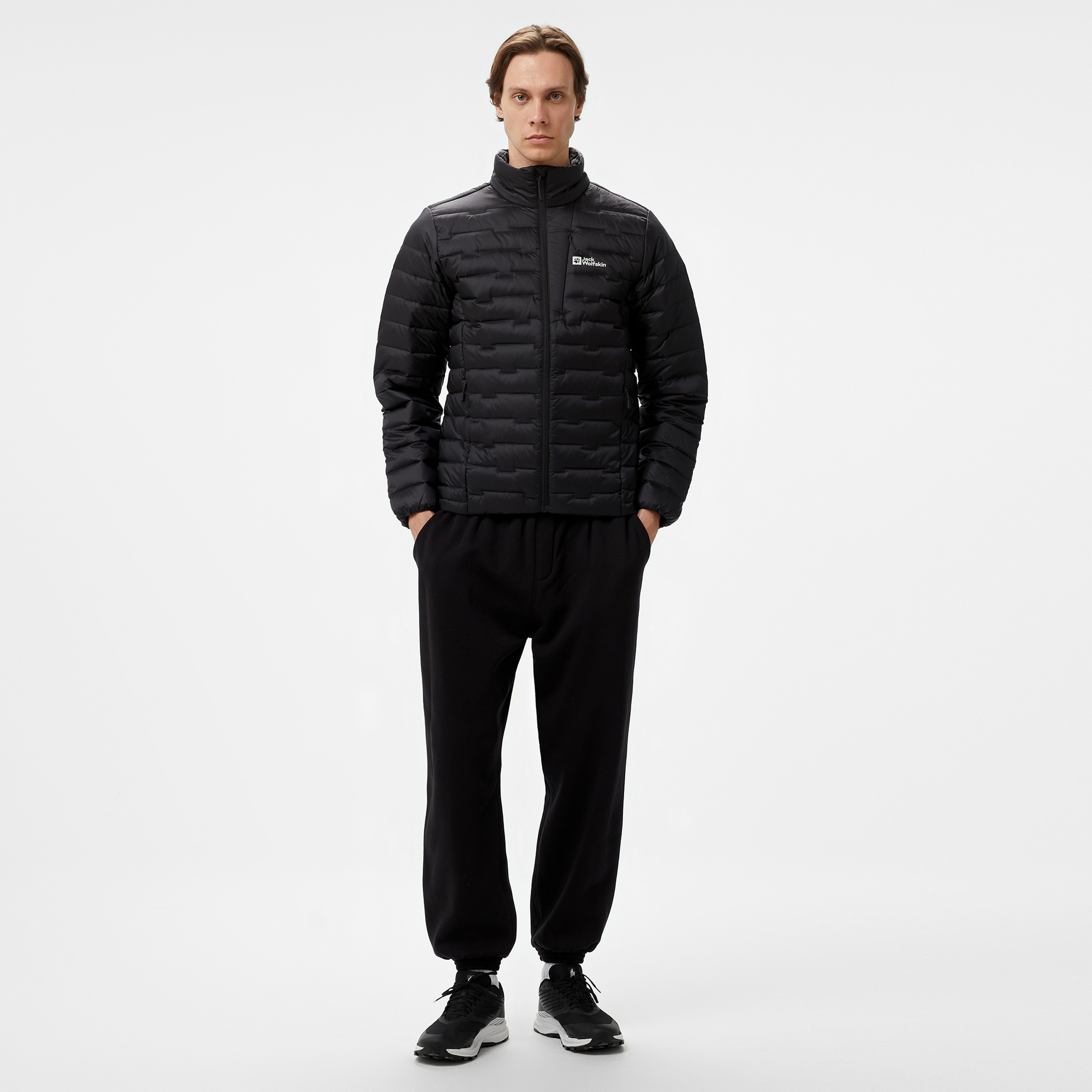 Jack Wolfskin Down insulated Erkek Gri Ceket