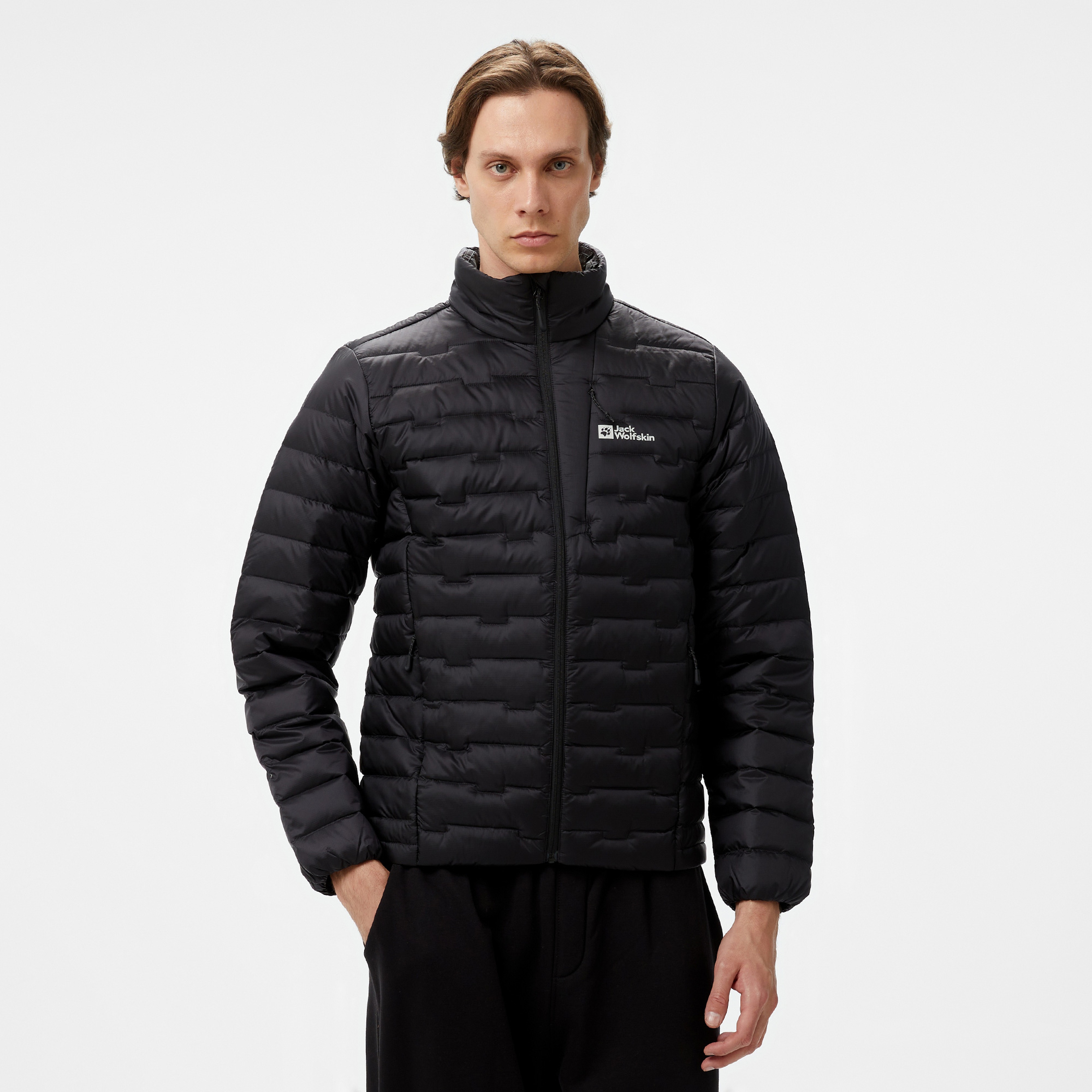 Jack Wolfskin Down insulated Erkek Gri Ceket