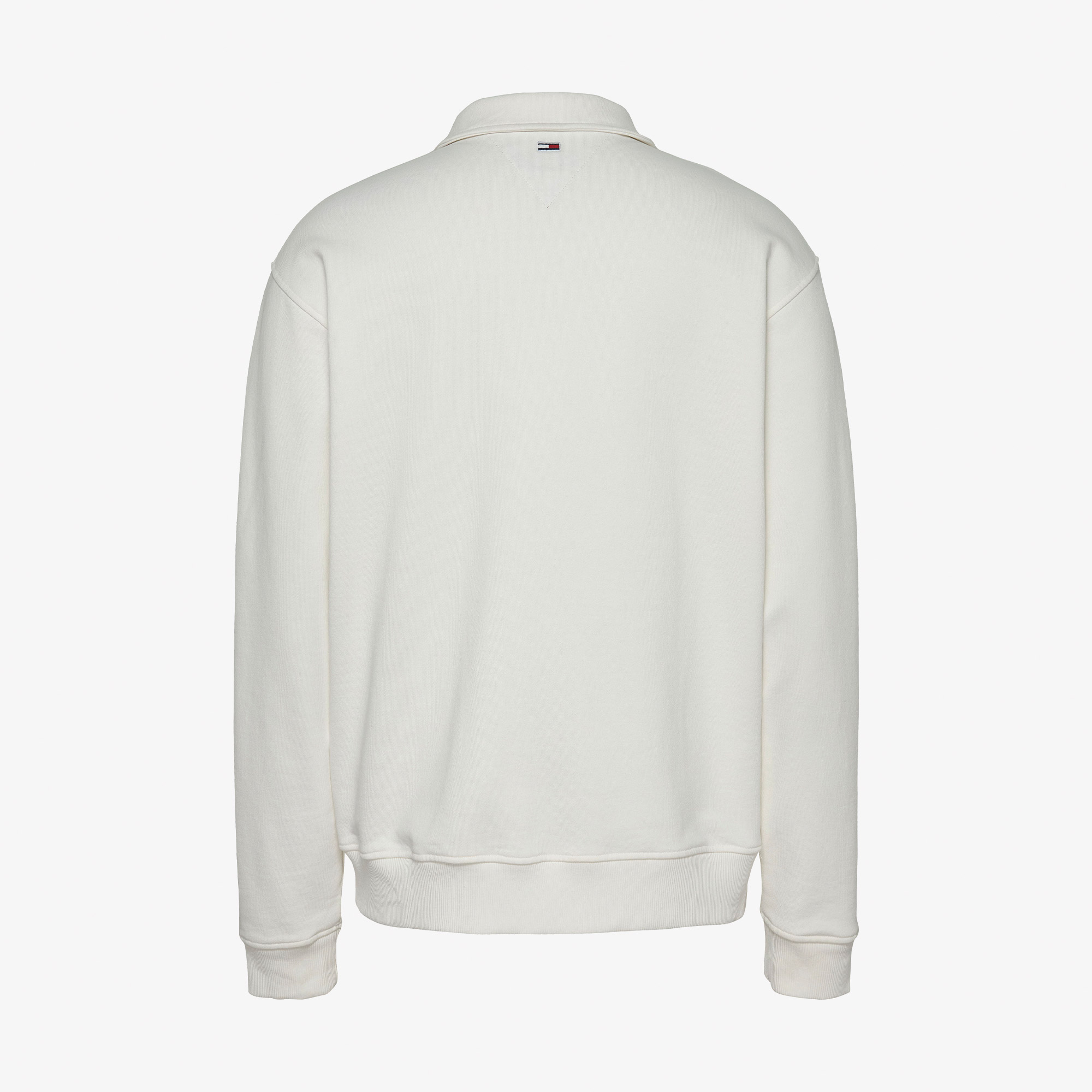 Tommy Hilfiger Tjm 1/4 Zip Towel Patch Polo Erkek Beyaz