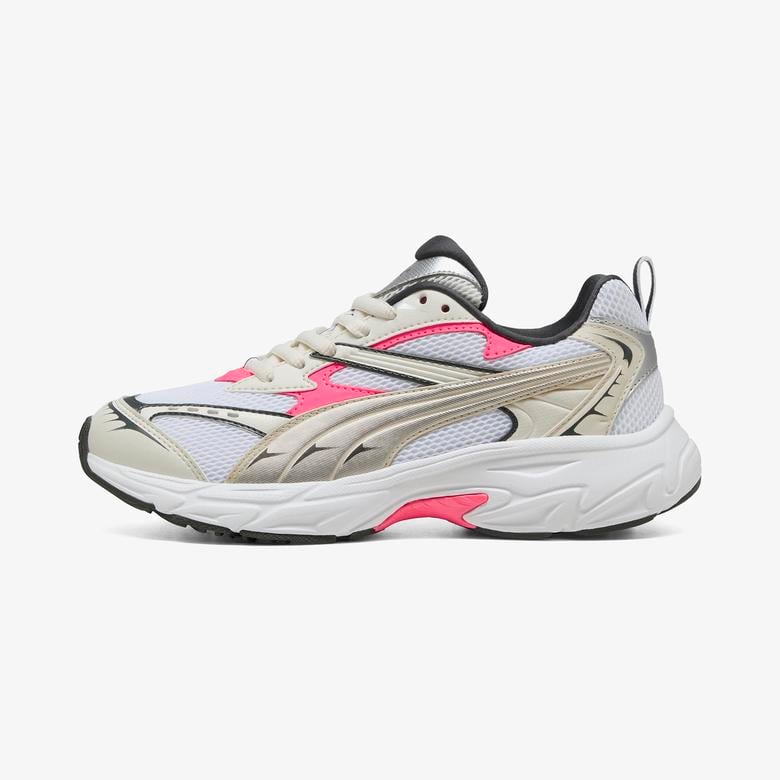 Puma Morphic Unisex Beyaz Pembe Spor Ayakkabı