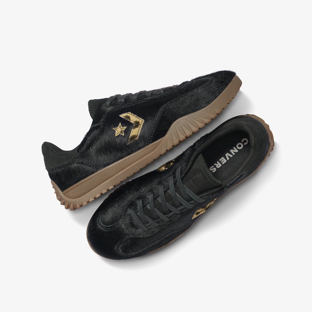 Converse Siyah Converse Run Star Trainer Pony Hair Unisex Sneaker