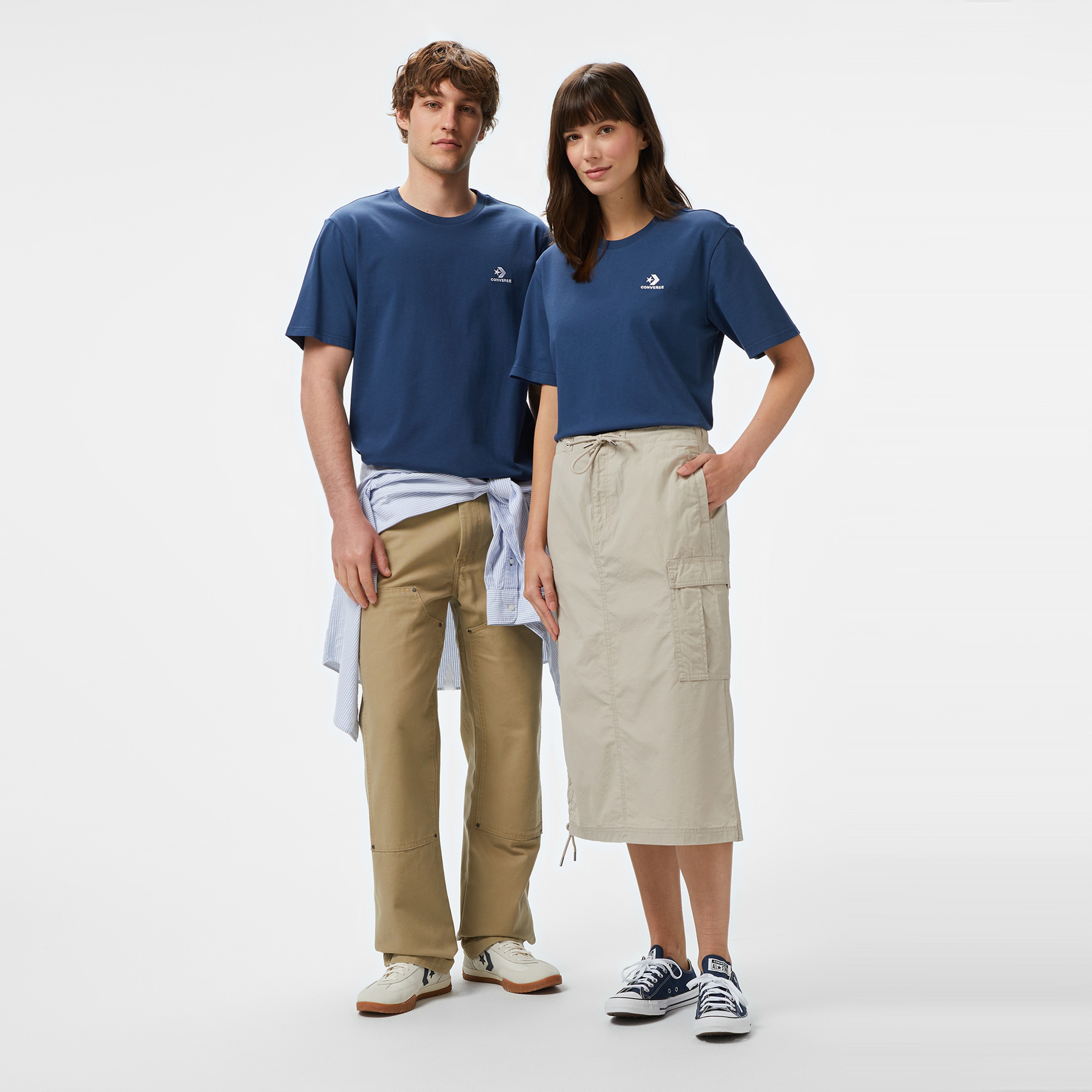 Converse Classic Unisex Lacivert T-Shirt