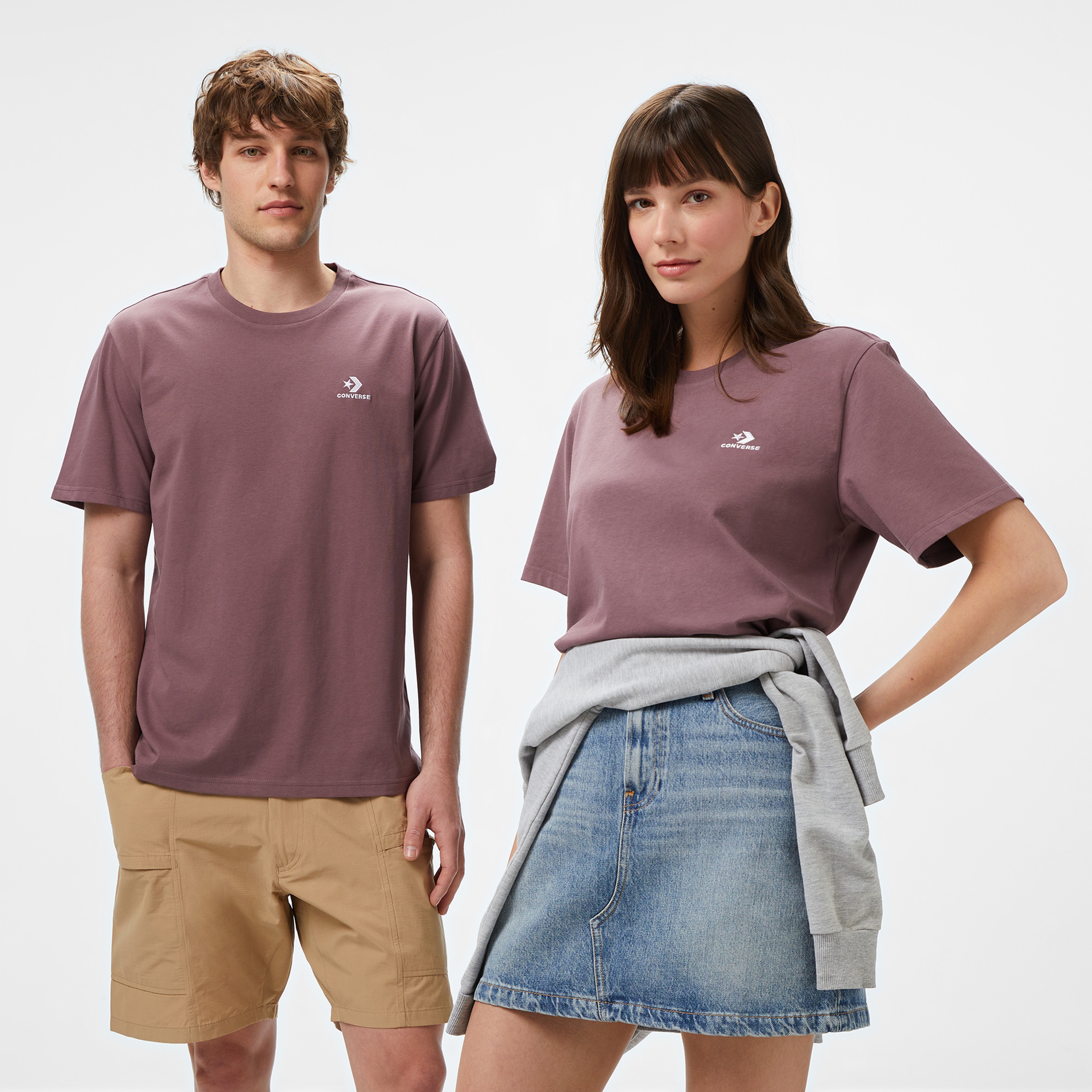 Converse Classic Unisex Bordo T-Shirt