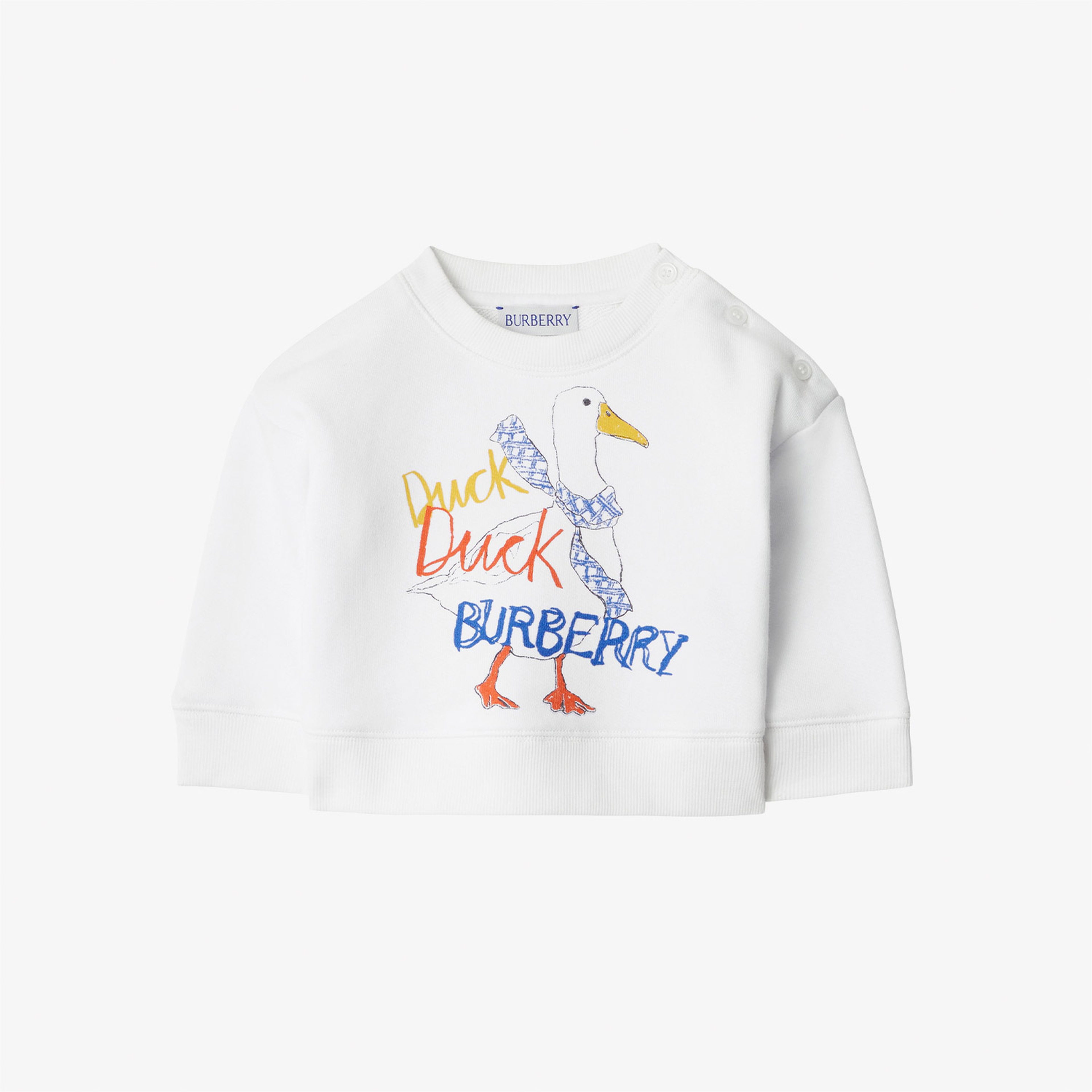 Çocuk Beyaz Sweatshirt