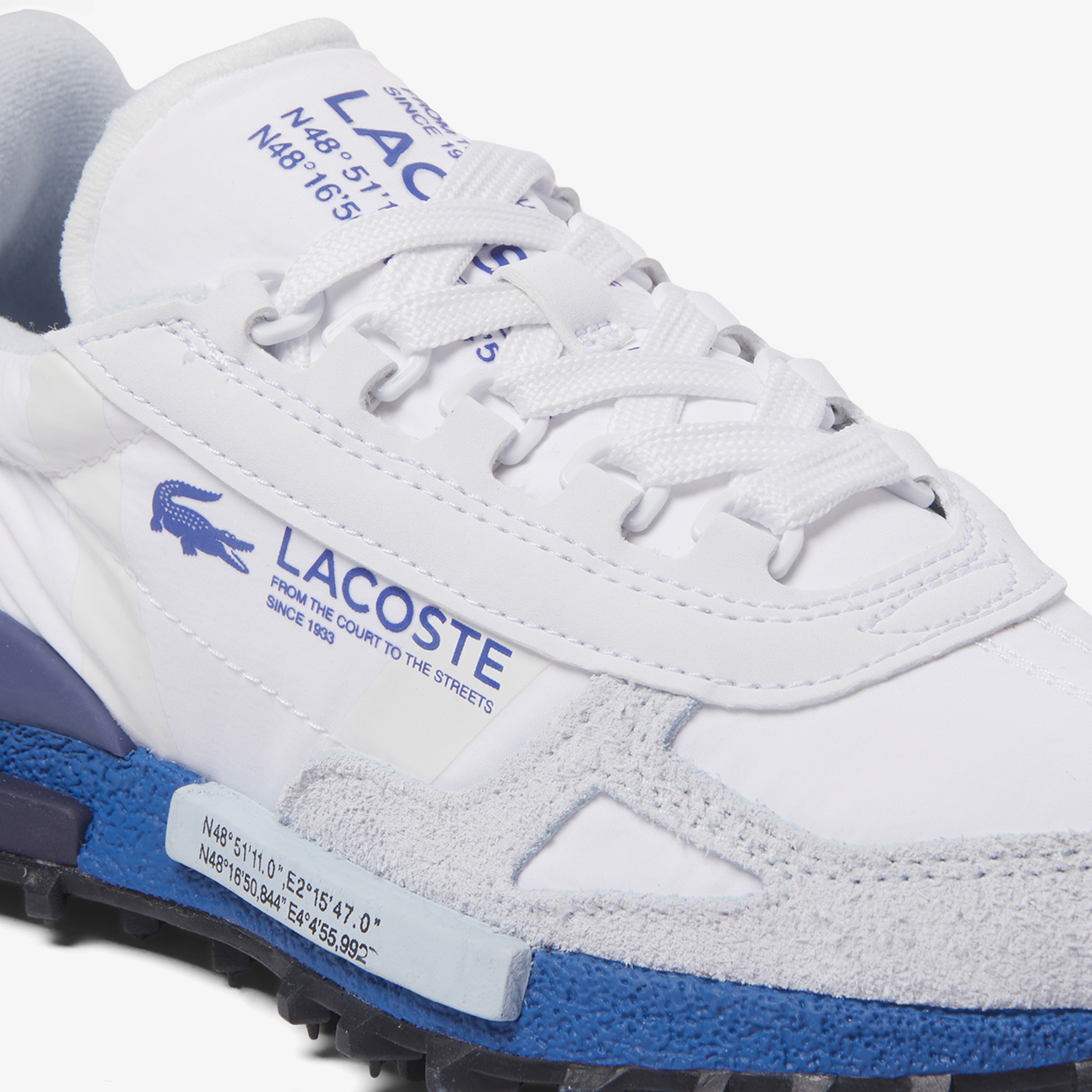 Lacoste Elite Active Kadın Beyaz/Lacivert Sneaker