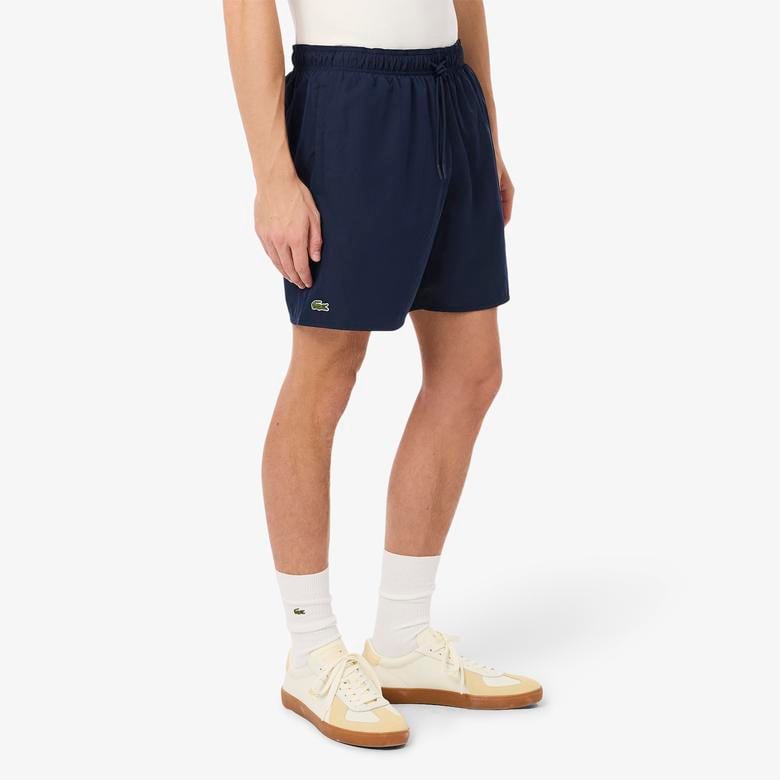 Lacoste Mid Length Monocrome Erkek Lacivert Mayo