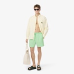 Lacoste Mid Length Monocrome Erkek Yeşil Mayo