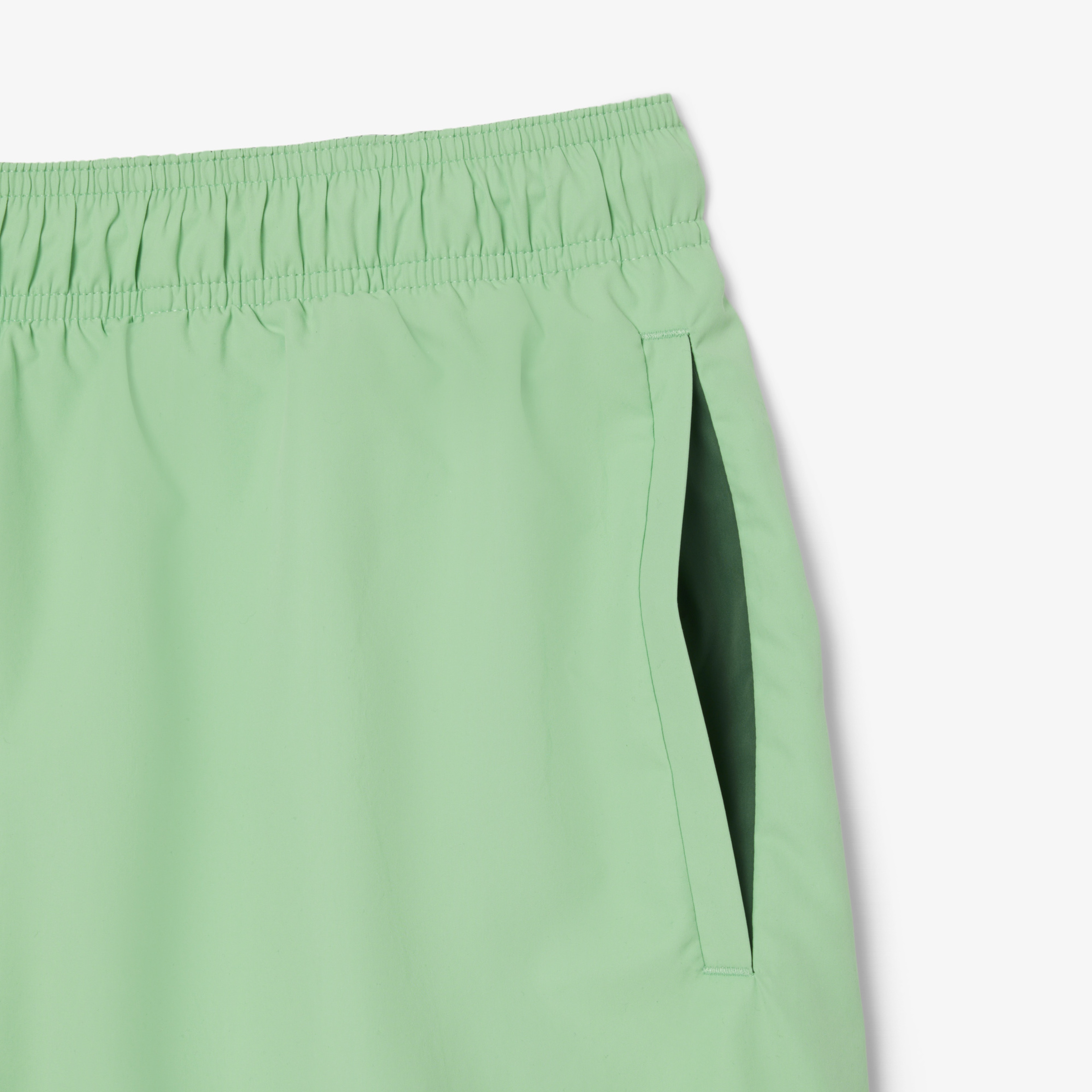 Lacoste Mid Length Monocrome Erkek Yeşil Mayo