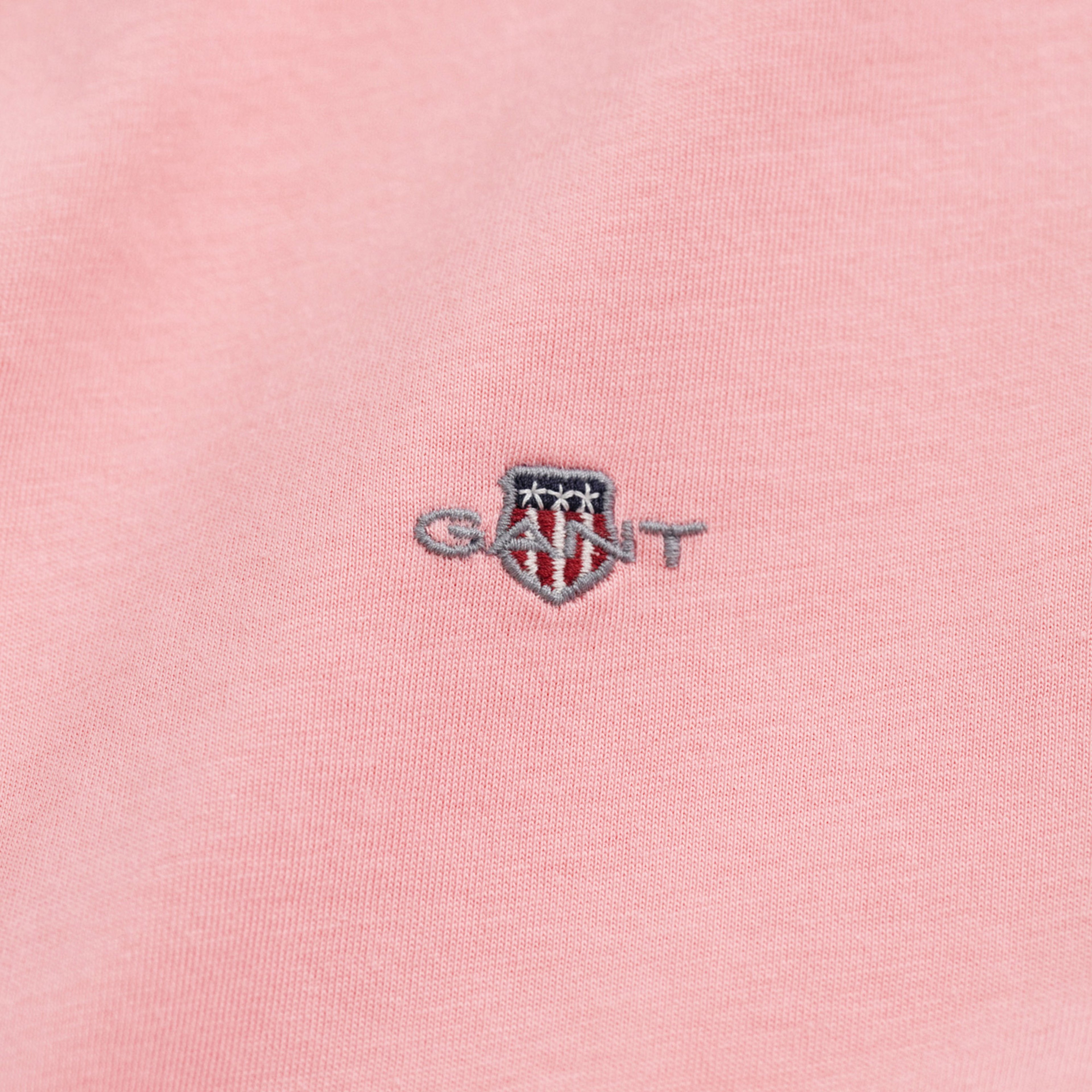 GANT Kadın Pembe Regular Fit Bisiklet Yaka T-Shirt