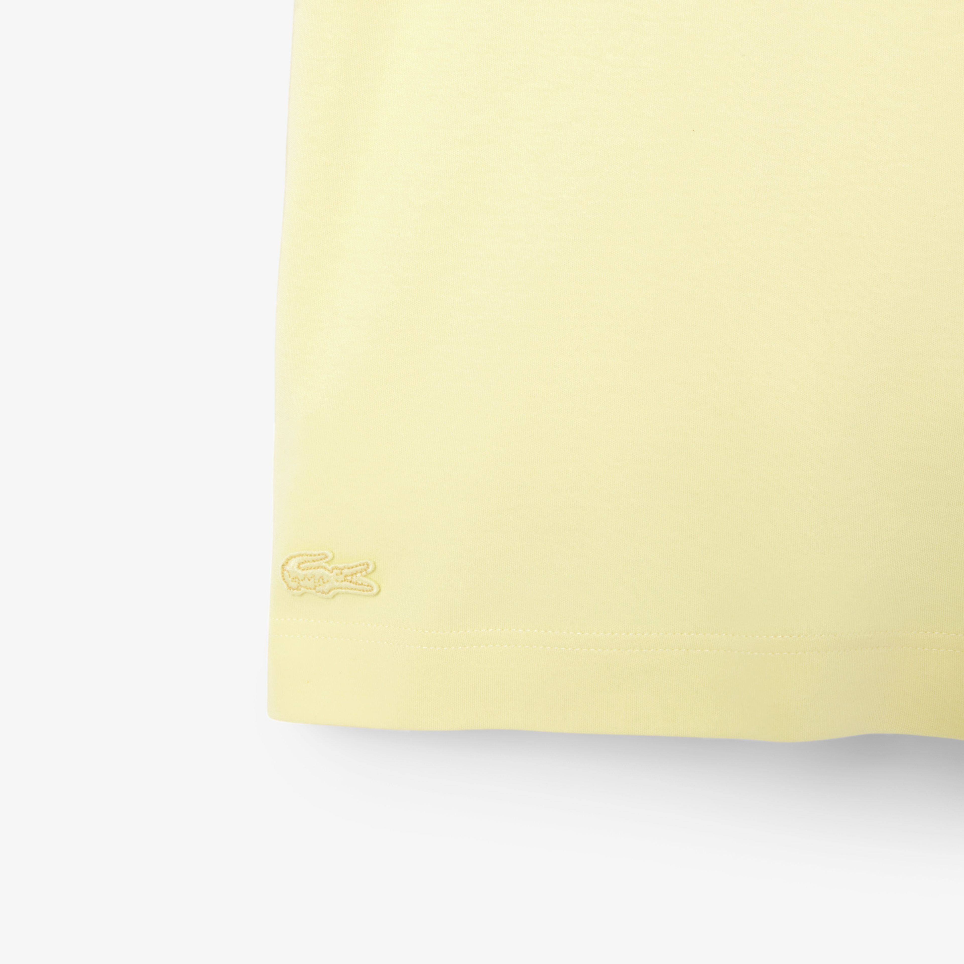 SS25 RUNWAY Erkek Oversize Fit Bisiklet Yaka Sarı T-Shirt