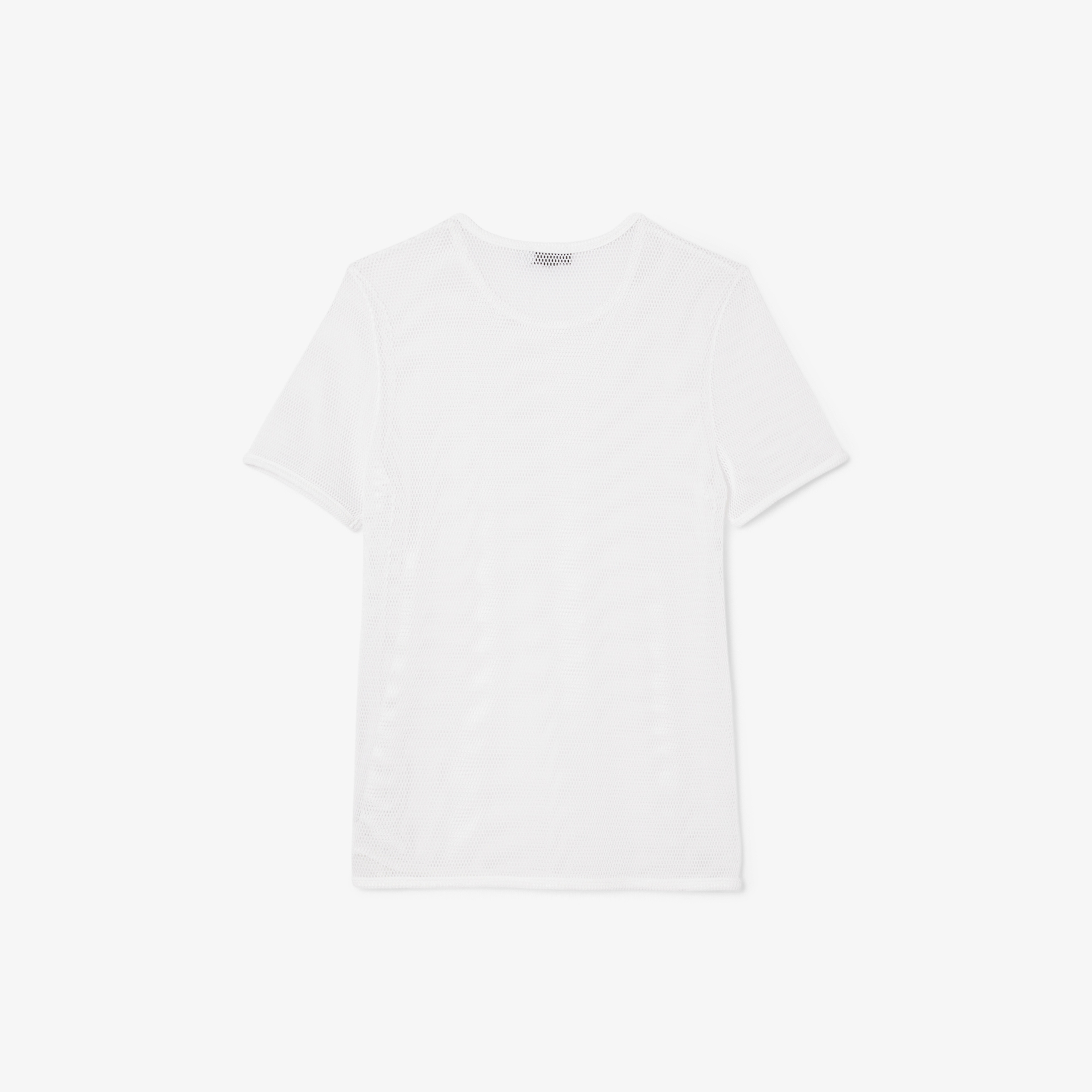 SS25 RUNWAY Erkek Slim Fit Bisiklet Yaka Beyaz T-Shirt