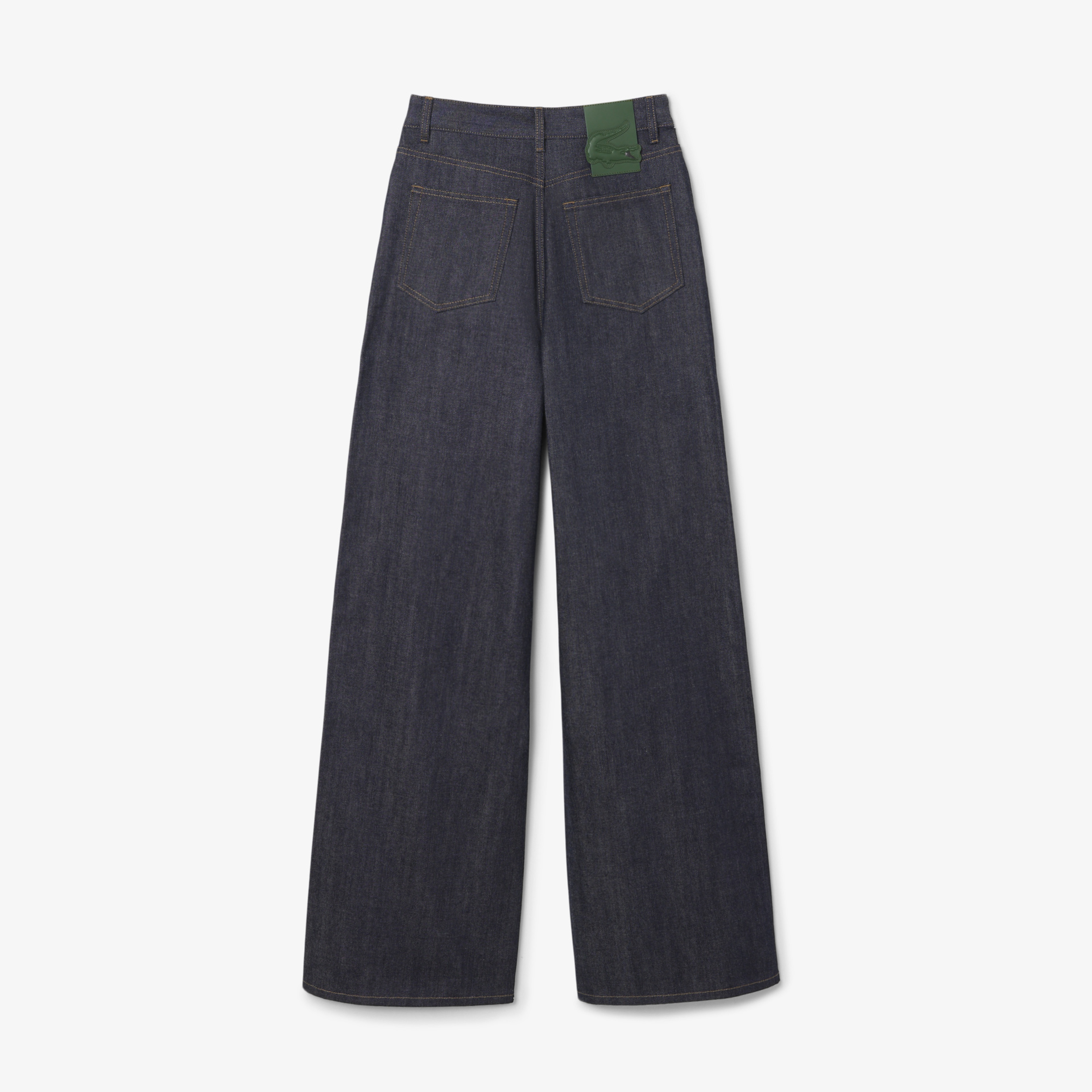 SS25 RUNWAY Kadın Wide Leg Mavi Jean Pantolon