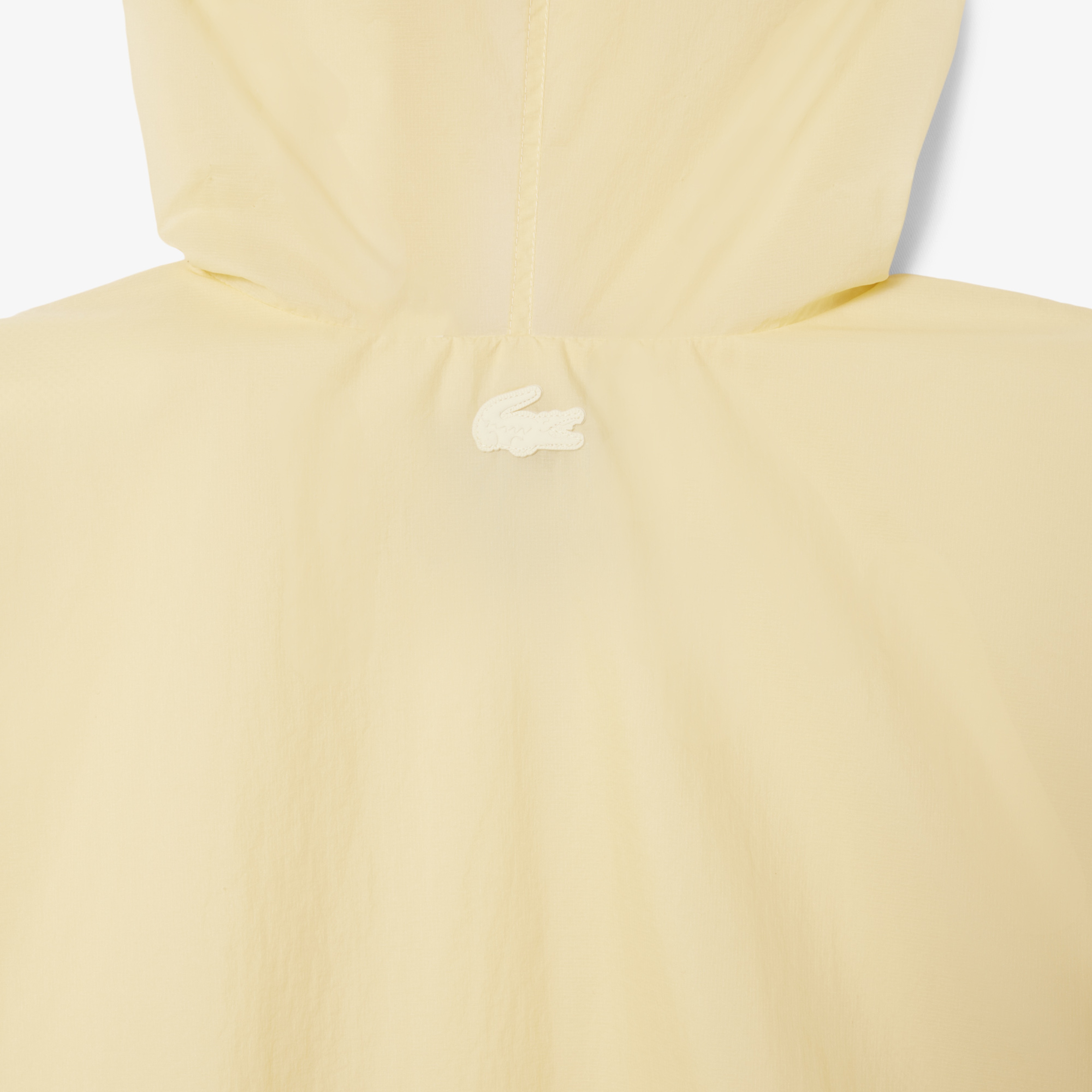 SS25 RUNWAY Erkek Kısa Kollu Kapüşonlu Sarı Rüzgarlık