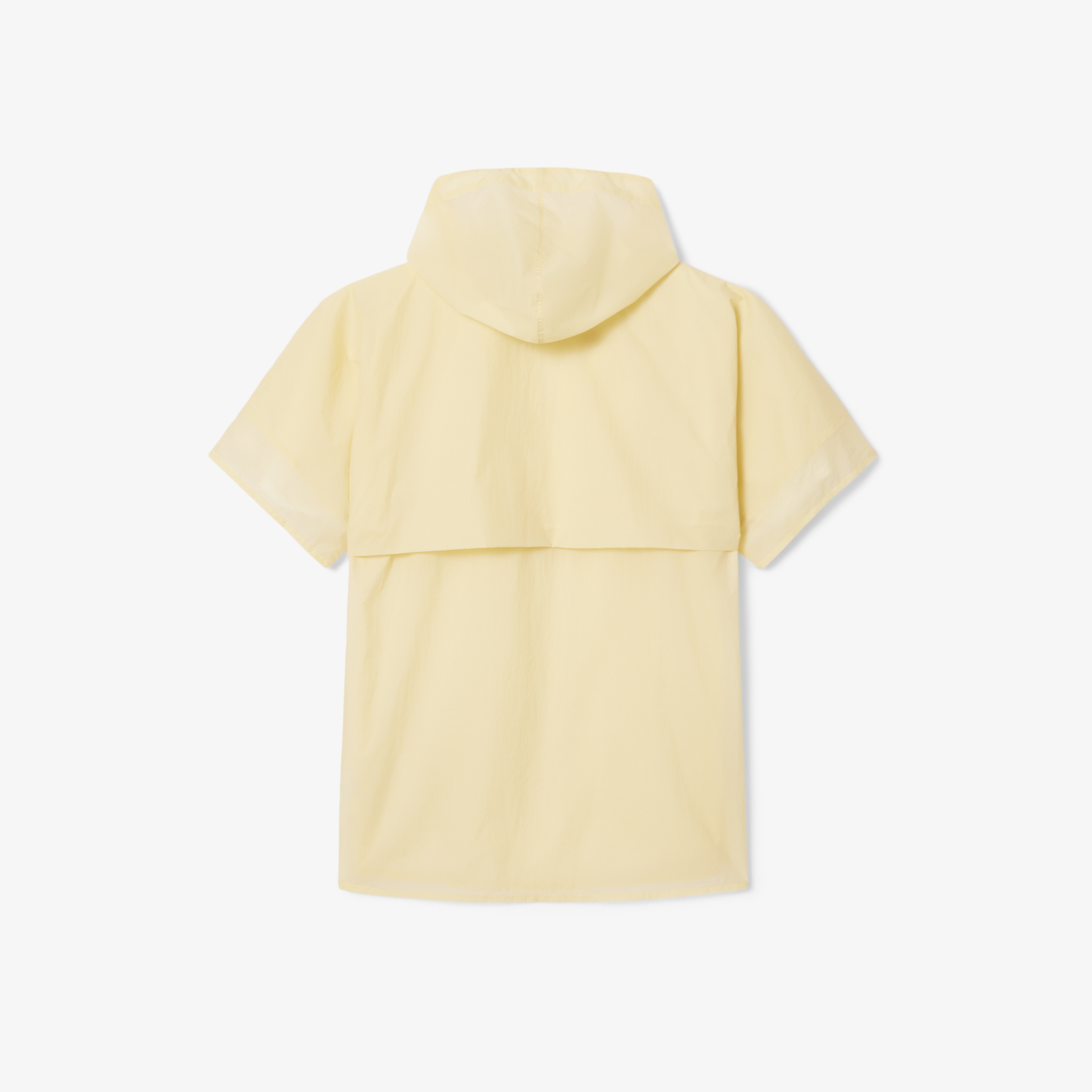 SS25 RUNWAY Erkek Kısa Kollu Kapüşonlu Sarı Rüzgarlık
