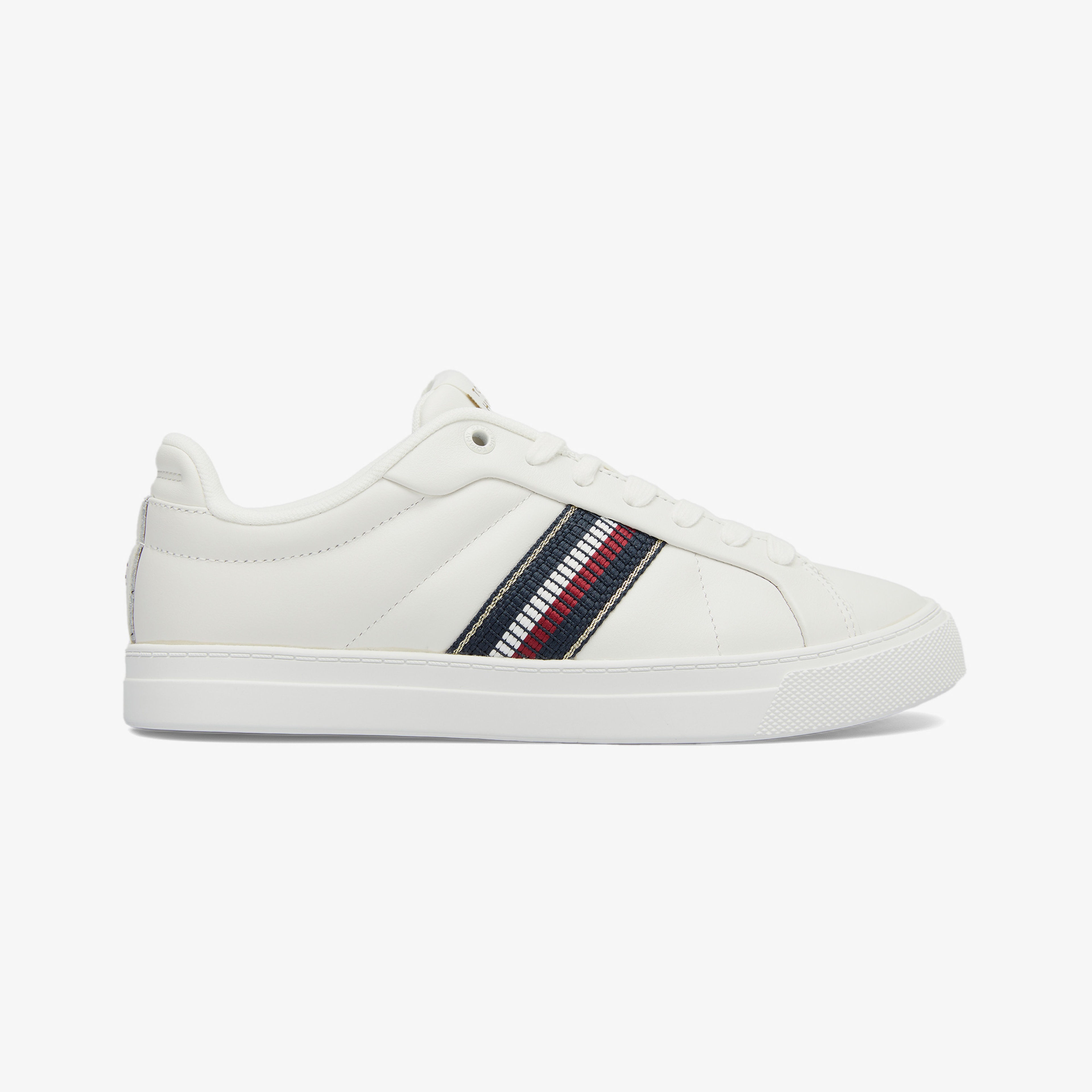 Tommy Hilfiger Icon Court Sneakers Strıpes Kadın Beyaz Spor Ayakkabı