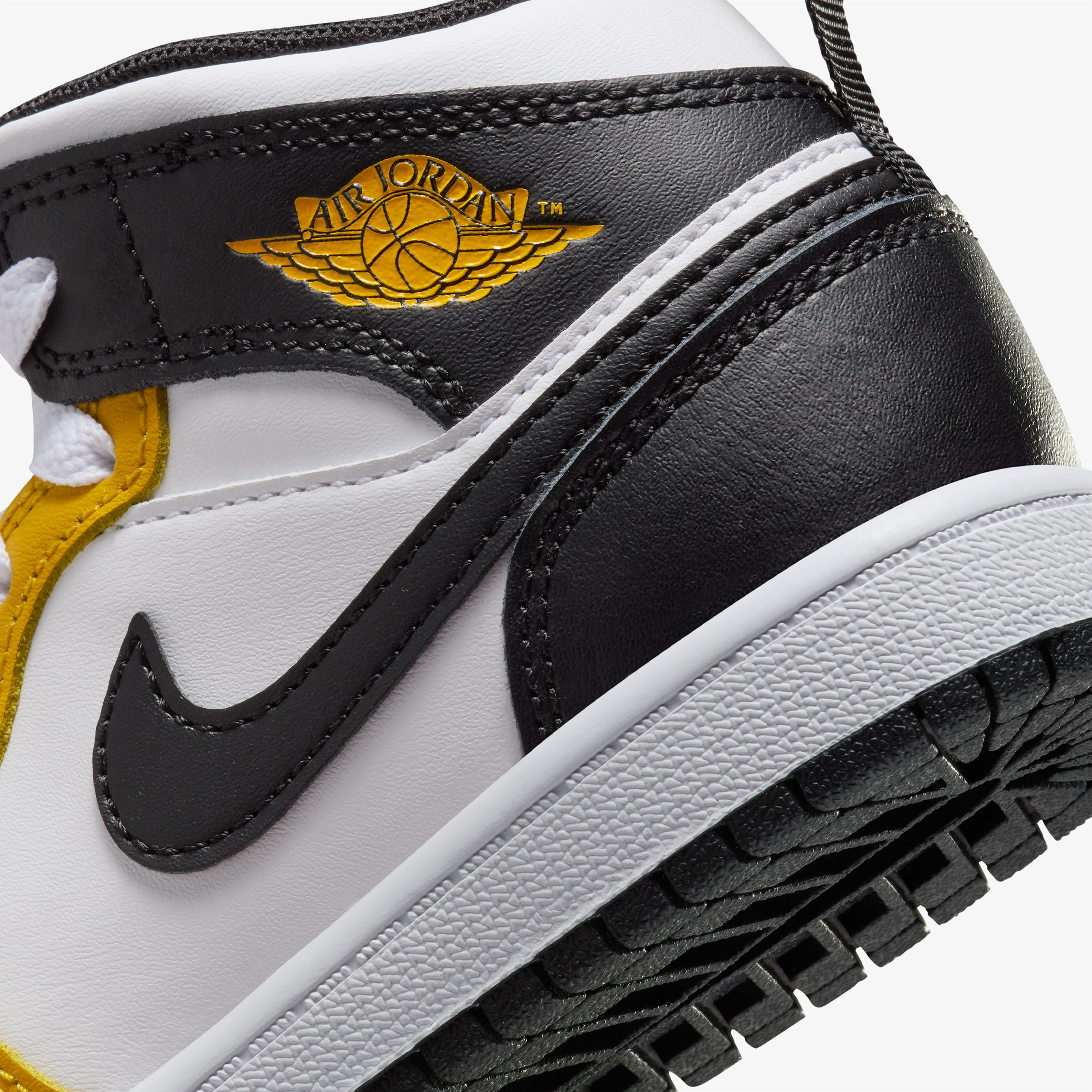 Jordan 1 Mid Çocuk Sarı Spor Ayakkabı