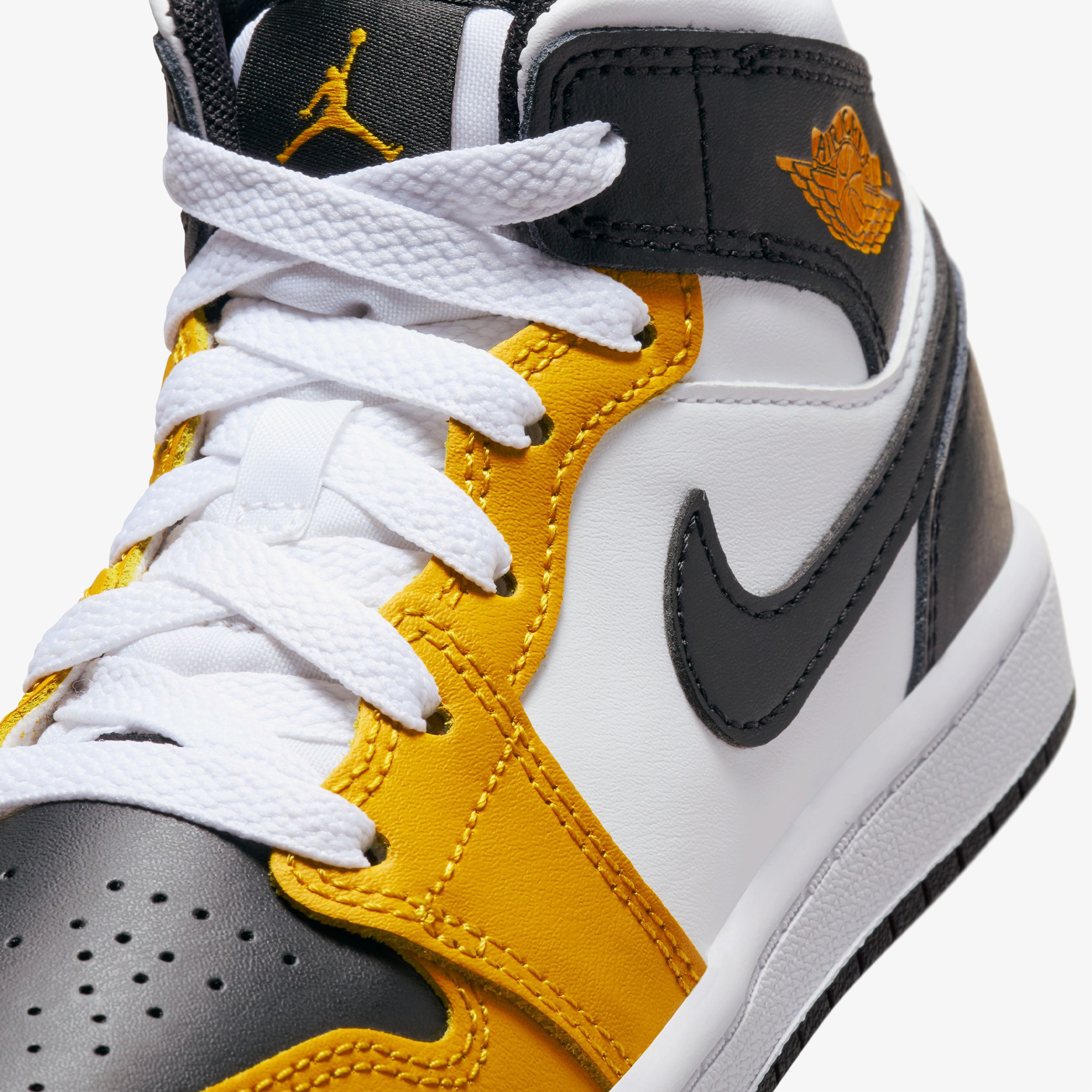 Jordan 1 Mid Çocuk Sarı Spor Ayakkabı