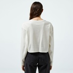 Vans Retro V Ls Relax Crop Kadın Siyah T-Shirt