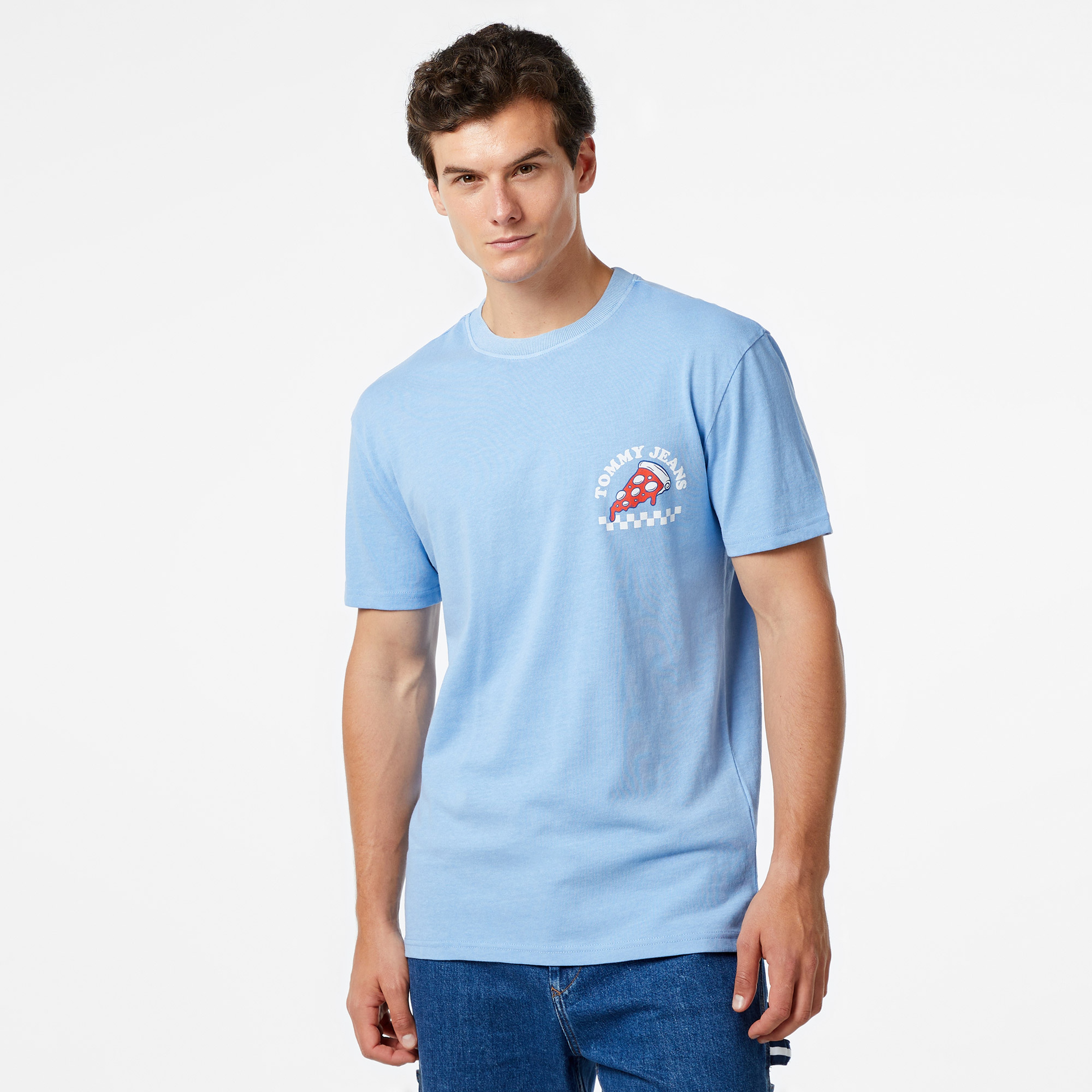 Tommy Hilfiger Jeans Unısex Fun Novelty 2 Erkek Lacivert T-Shirt