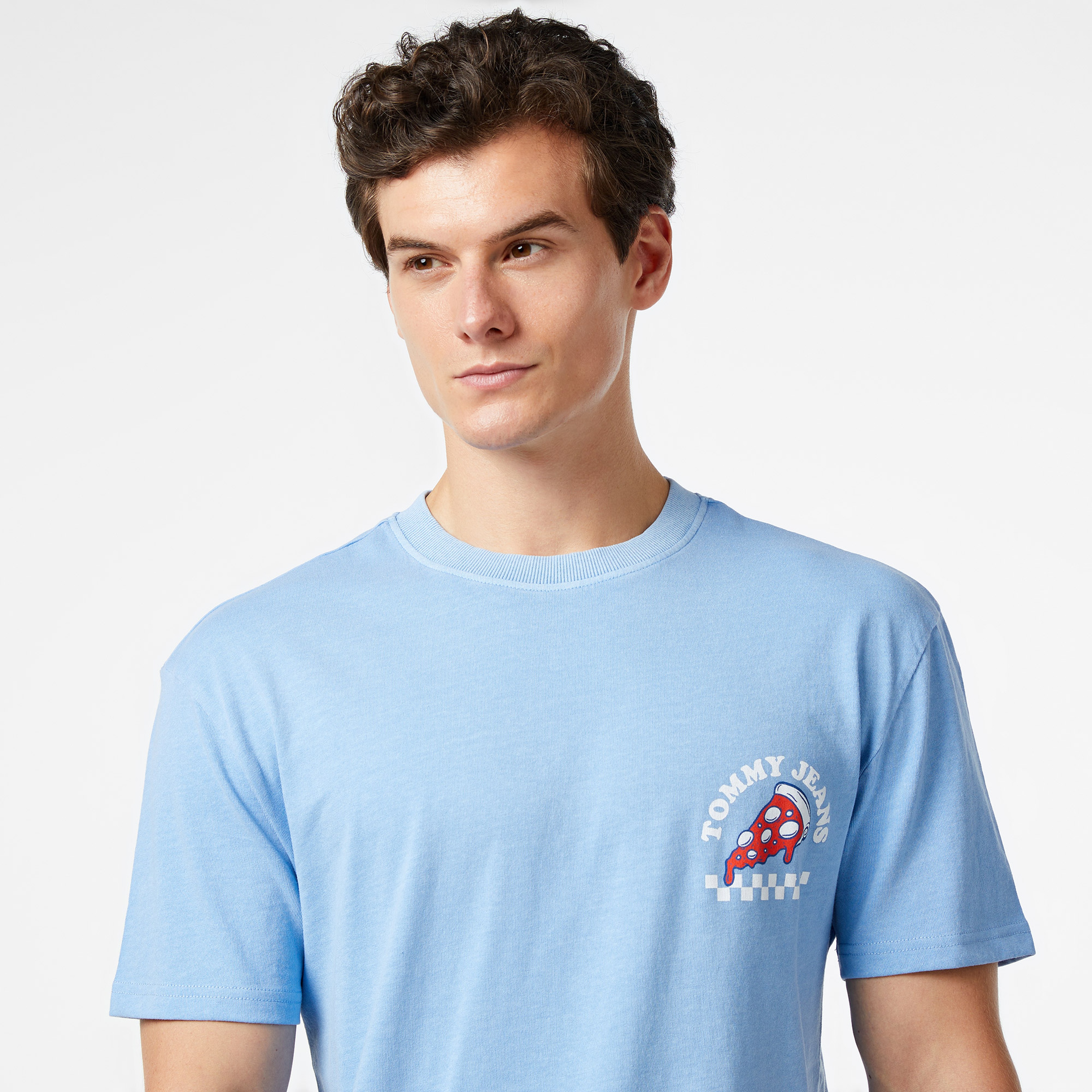 Tommy Hilfiger Jeans Unısex Fun Novelty 2 Erkek Lacivert T-Shirt