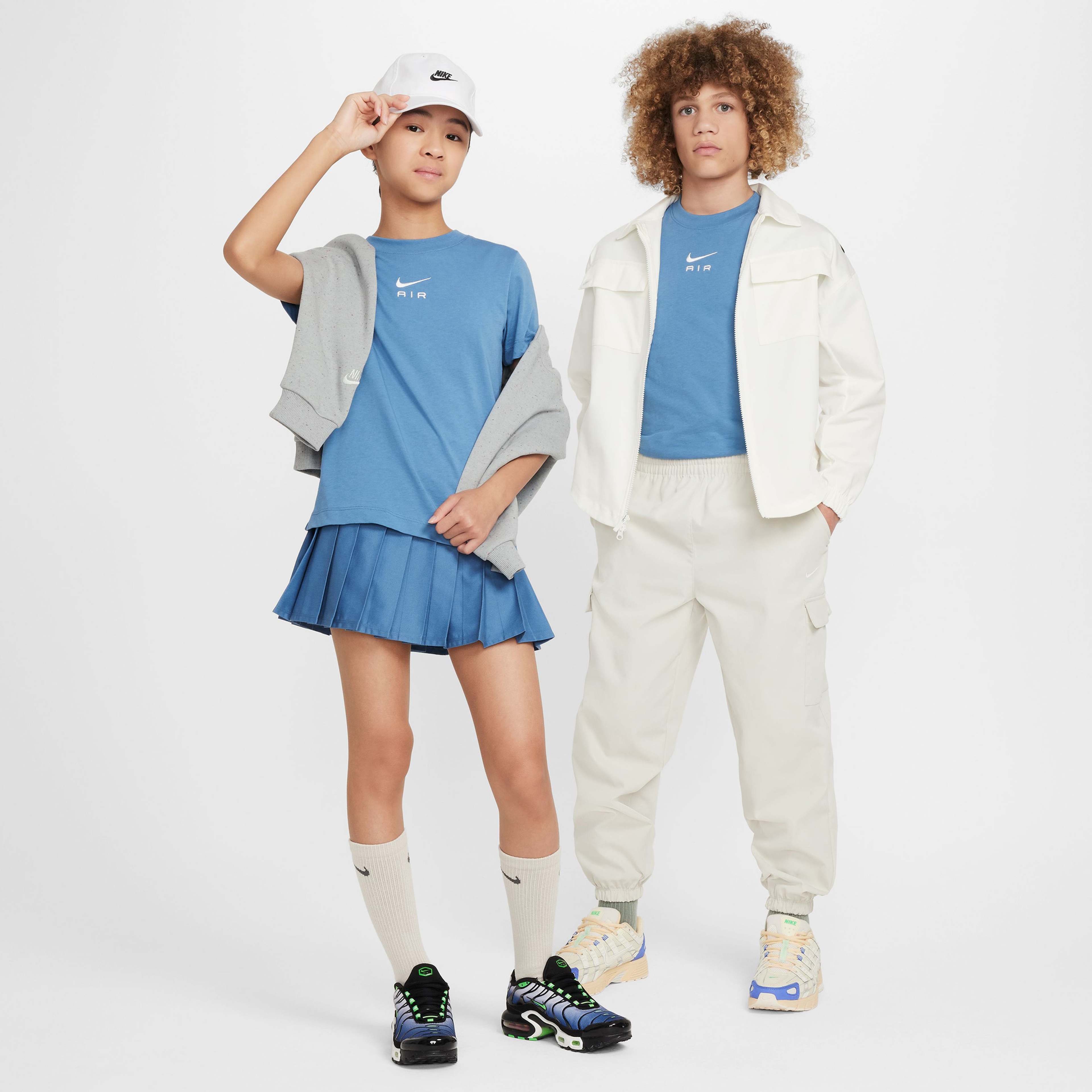 Nike Air Çocuk Mavi T-Shirt