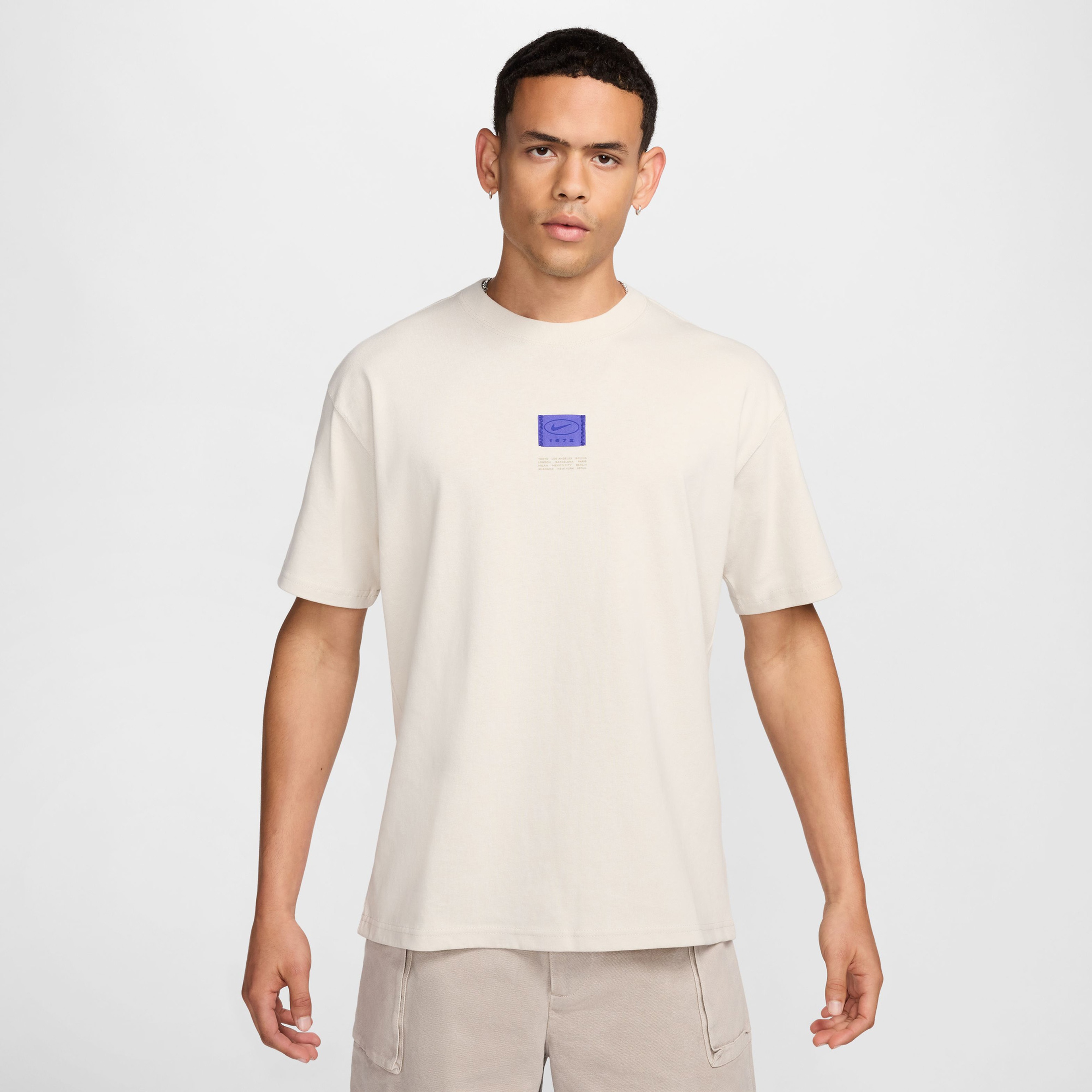 Nike Sportswear M90 Erkek Bej T-Shirt