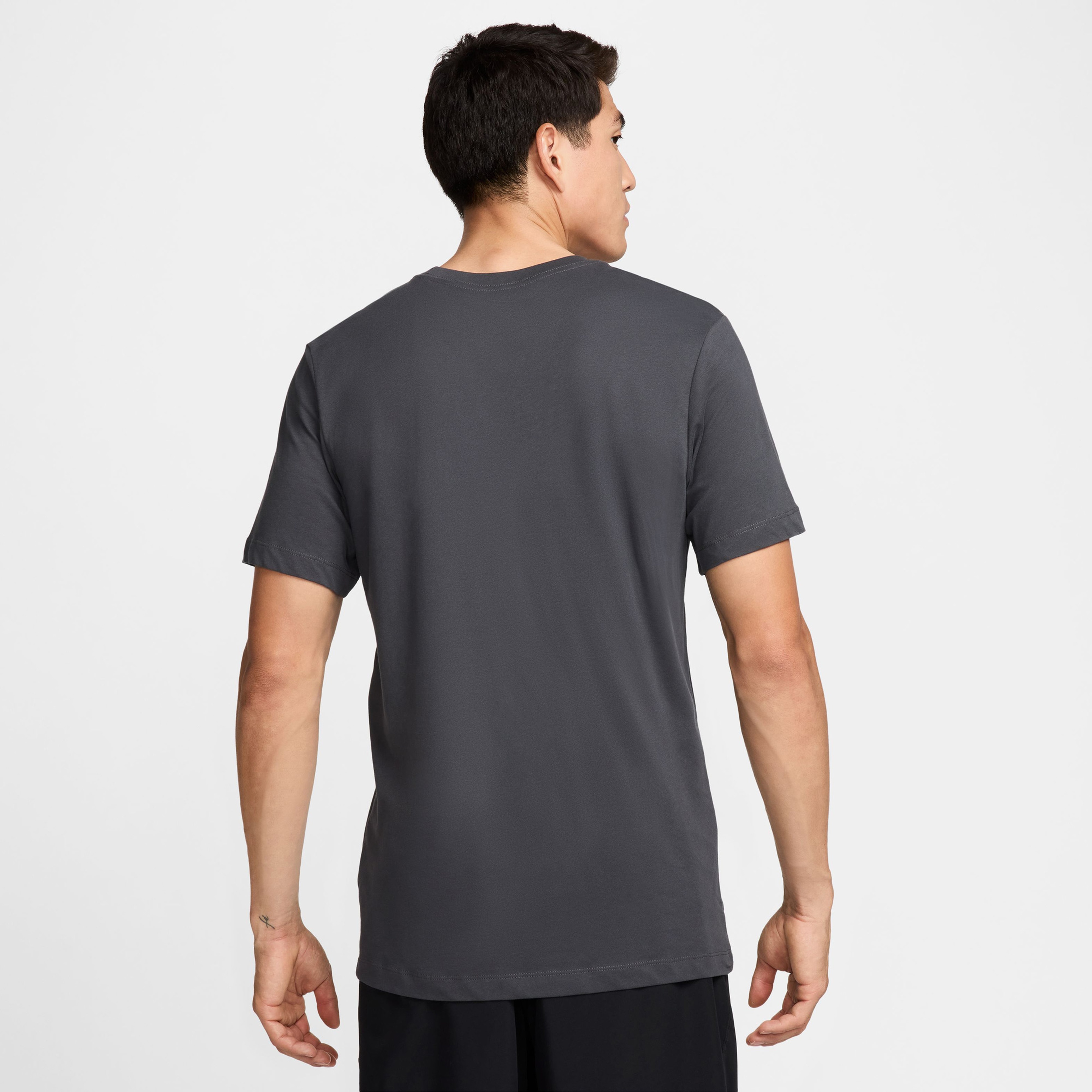 Nike Dri-Fit Gym Erkek Antrasit T-Shirt