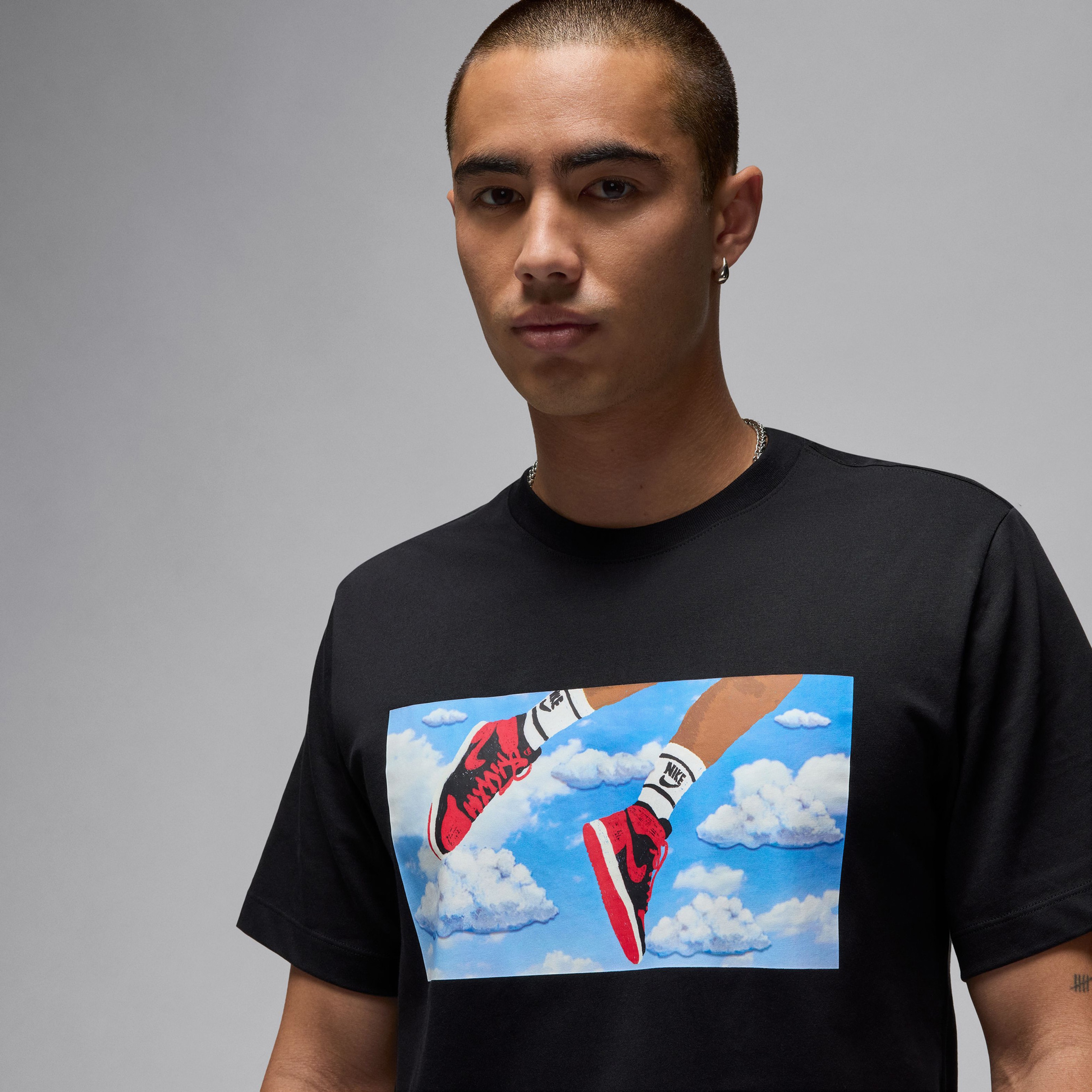 Jordan Flight Essentials Erkek Siyah T-Shirt