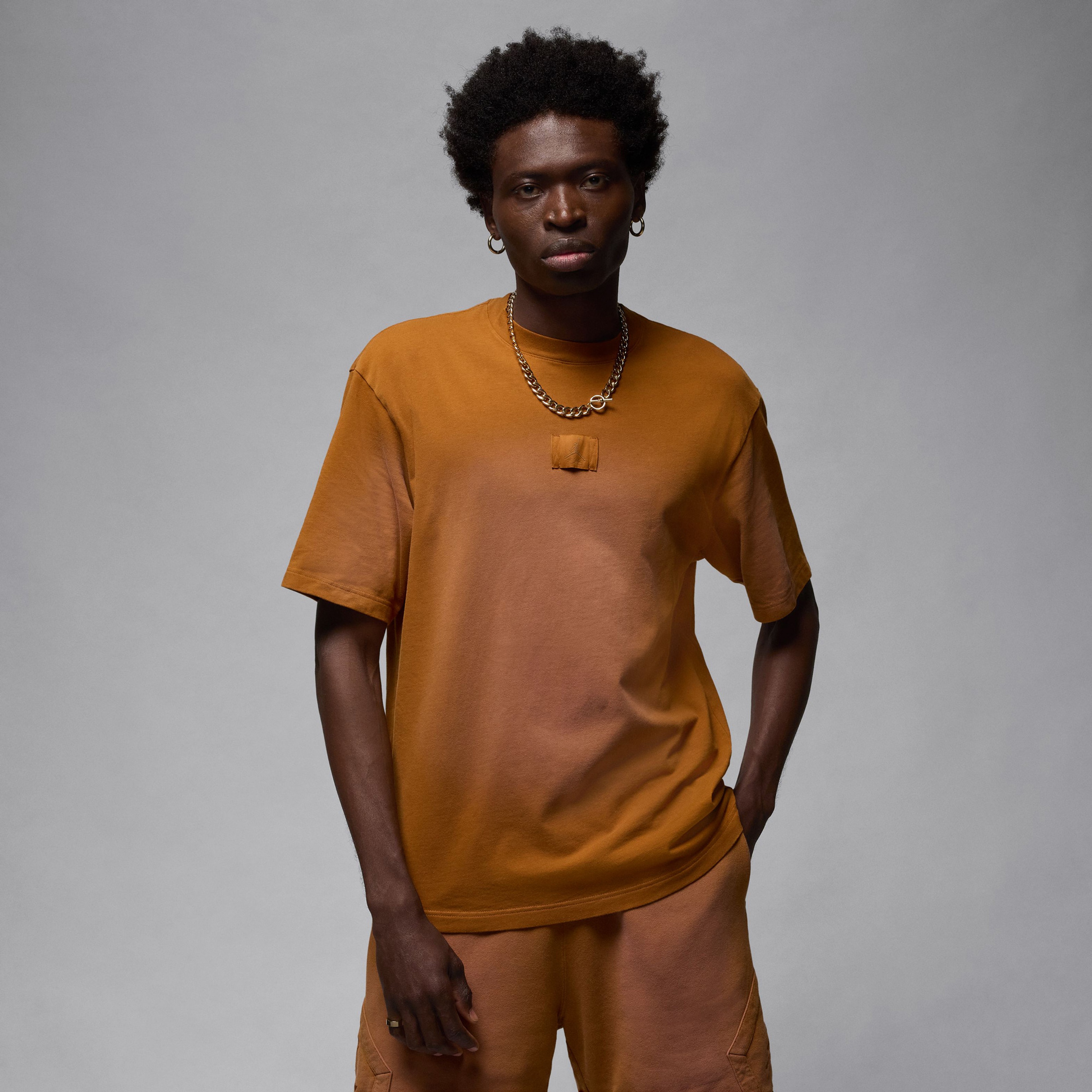 Jordan Flight Essentials Wash Erkek Kahverengi T-Shirt