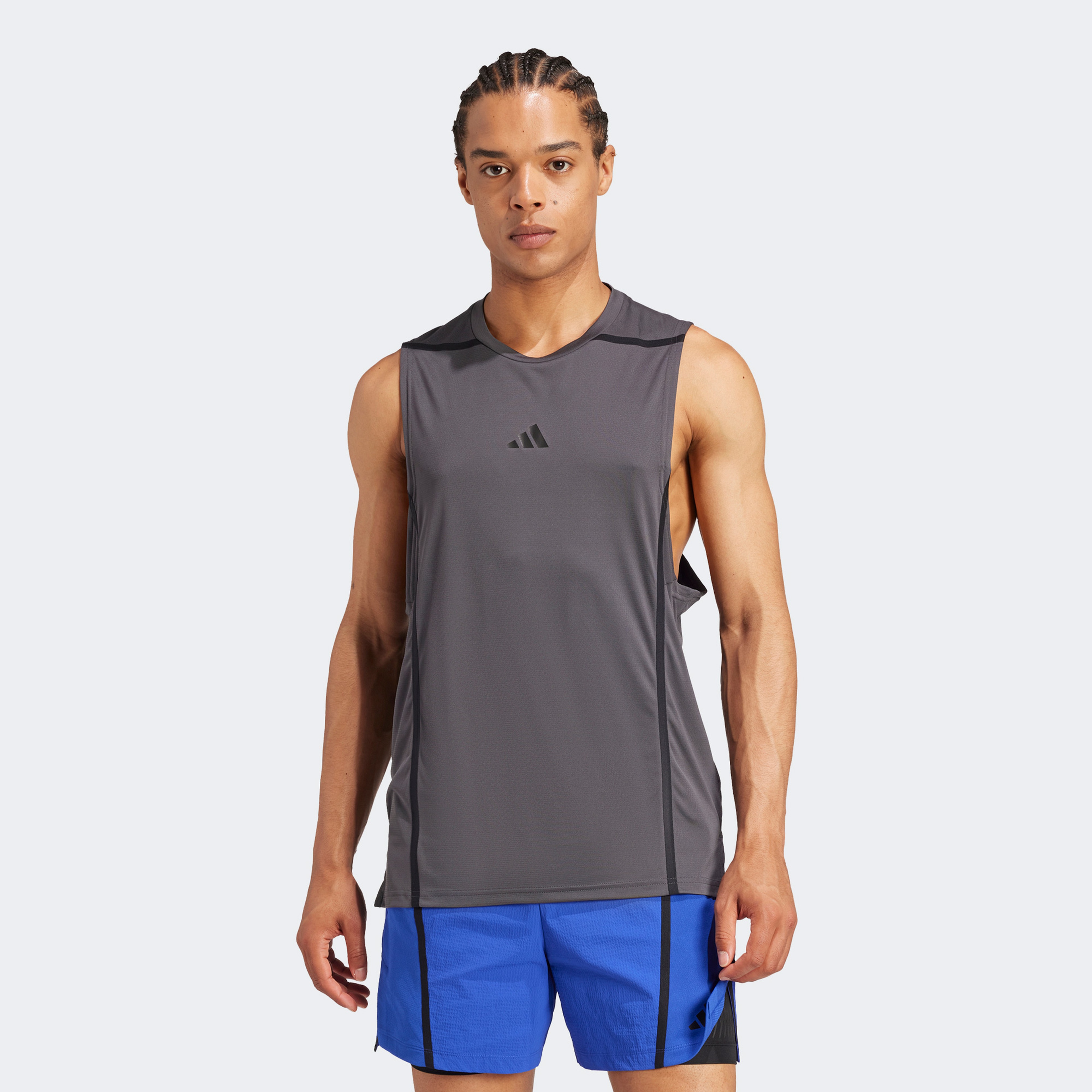 adidas D4T Ps Erkek Siyah Kolsuz T-Shirt