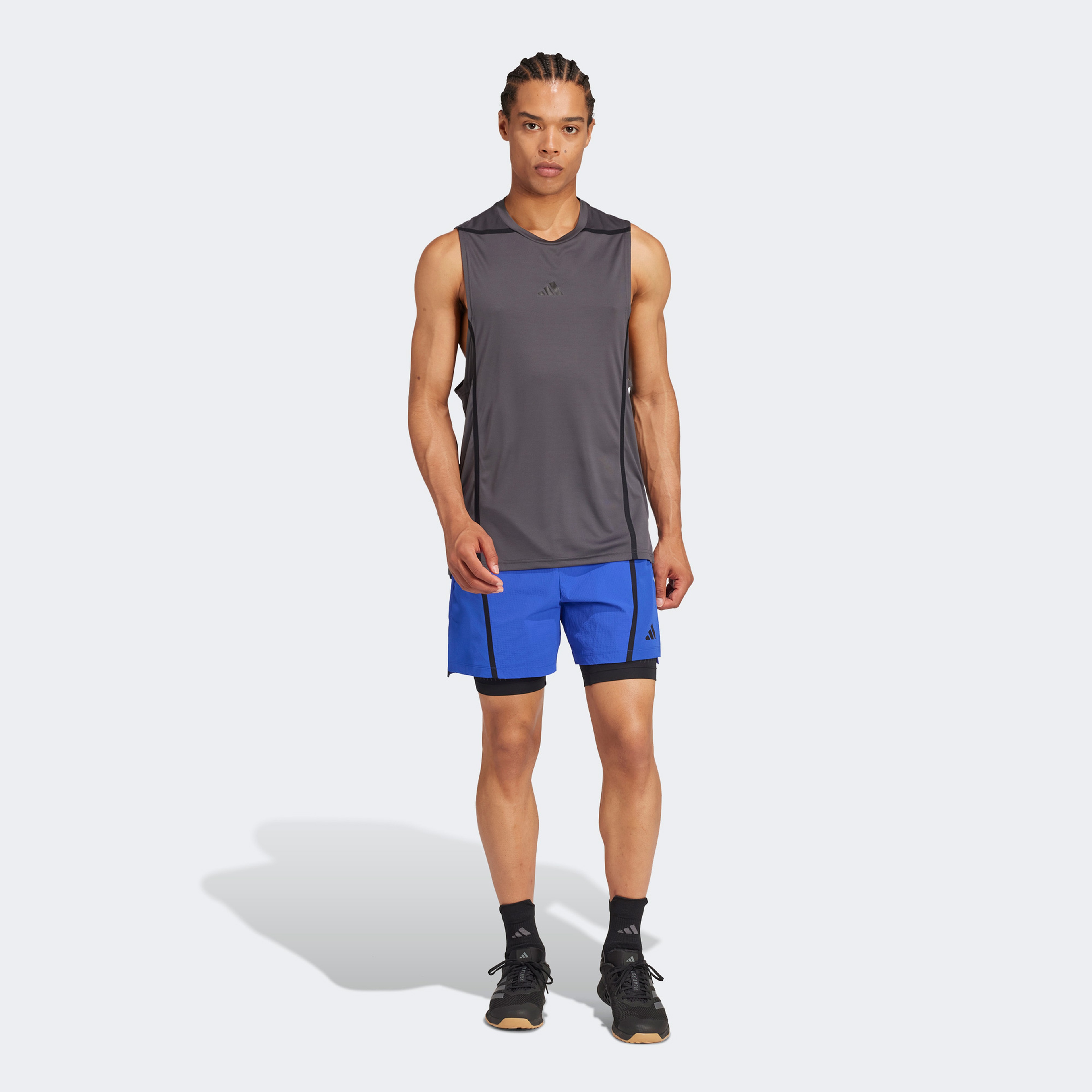 adidas D4T Ps Erkek Siyah Kolsuz T-Shirt