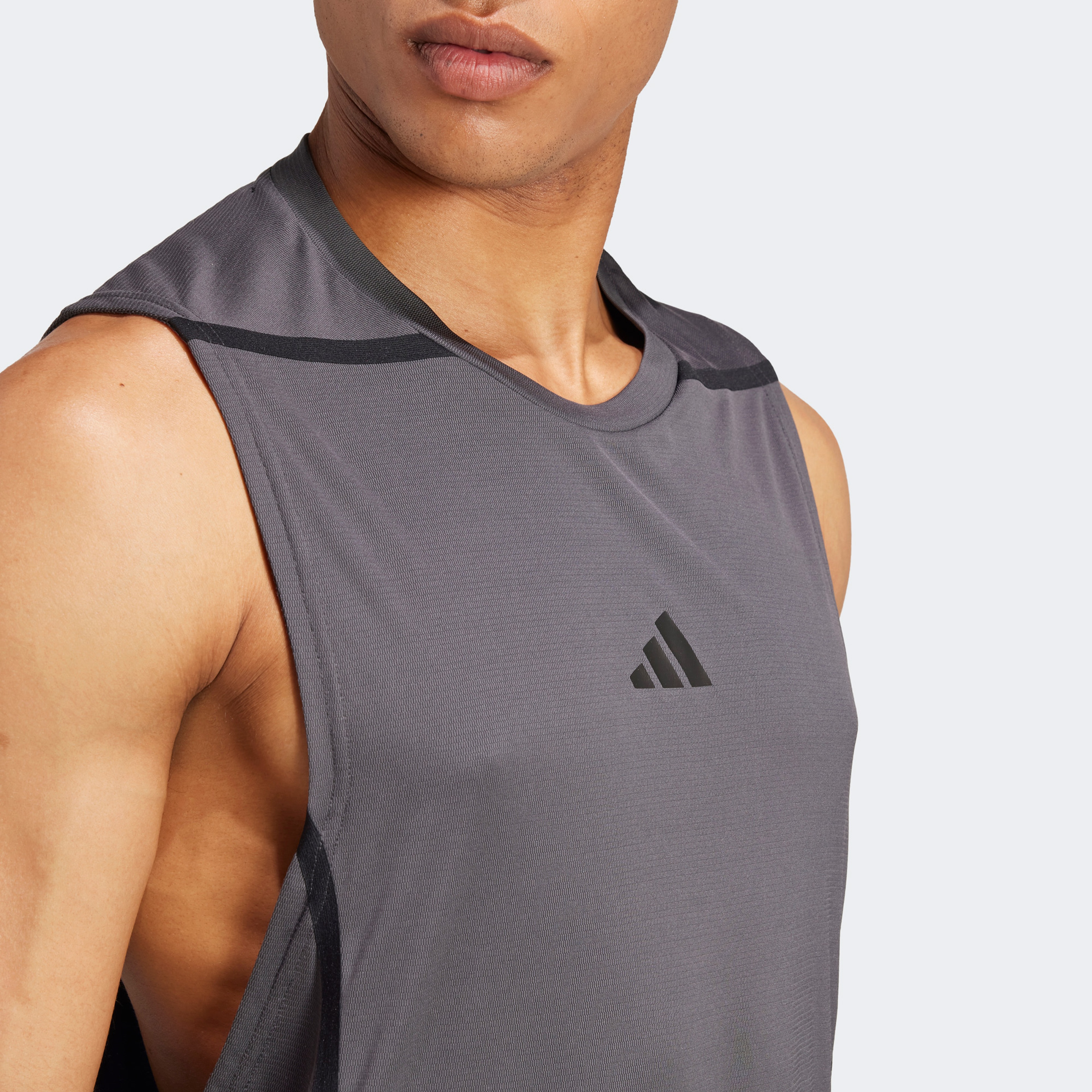 adidas D4T Ps Erkek Siyah Kolsuz T-Shirt