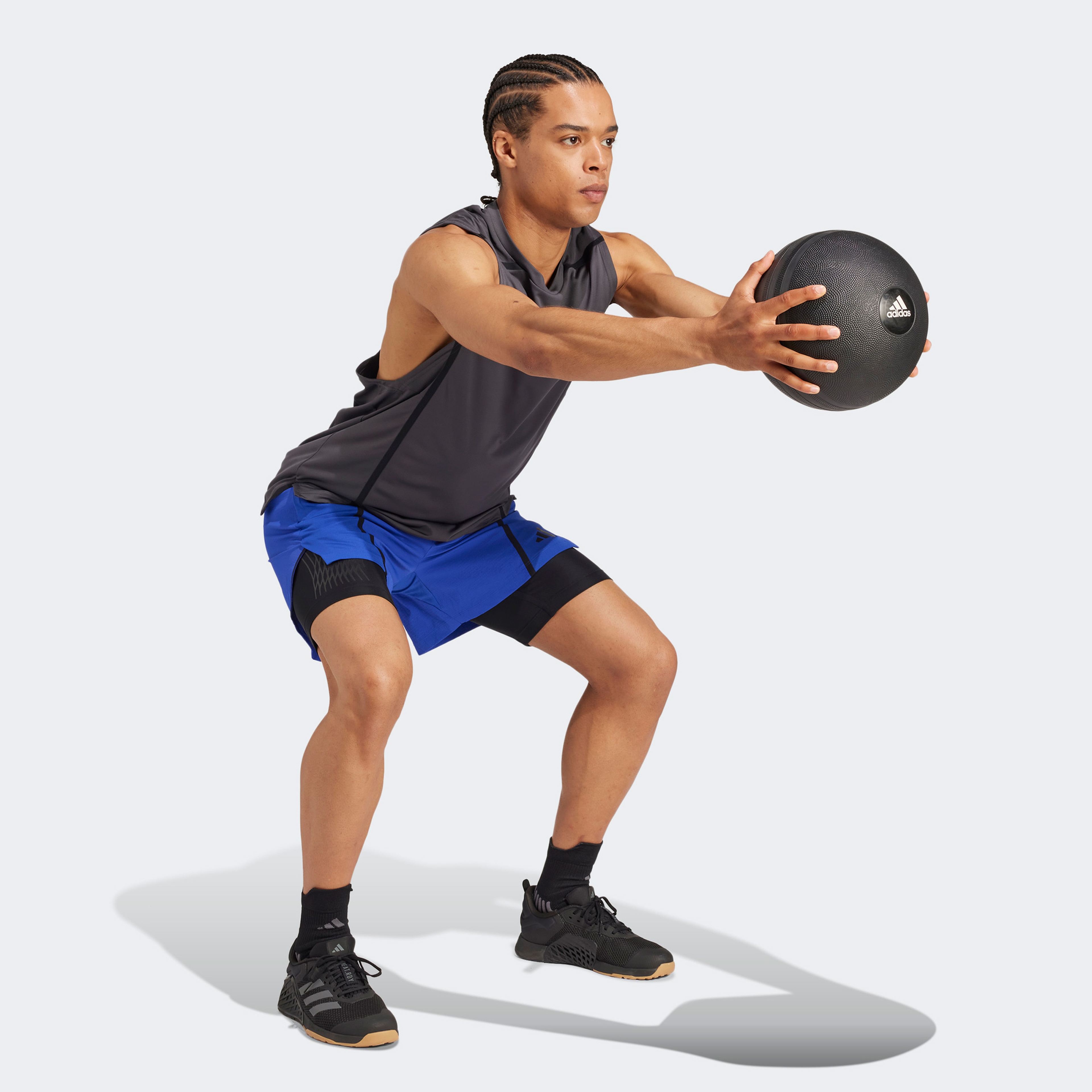 adidas D4T Ps Erkek Siyah Kolsuz T-Shirt