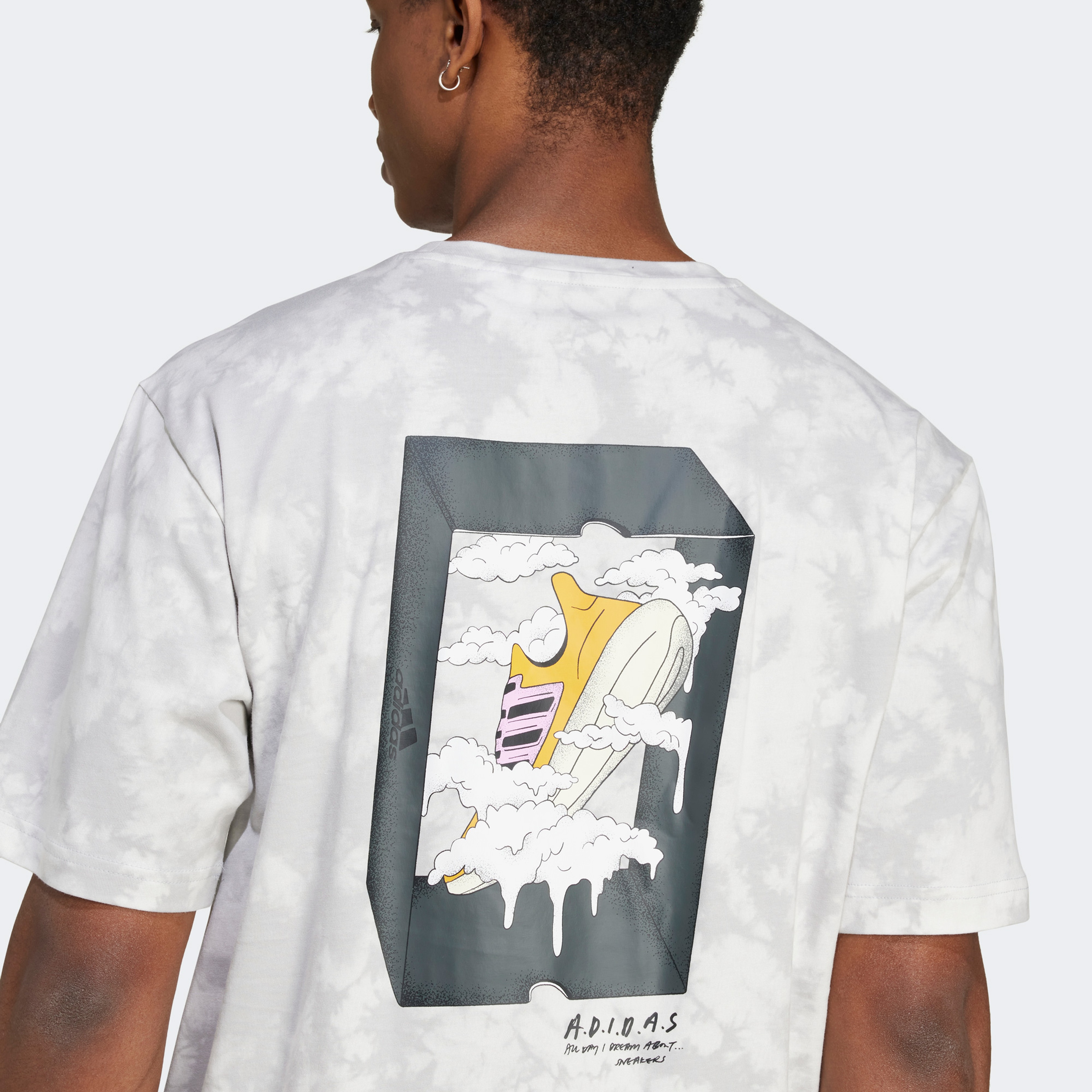 adidas All Day I Dream About Graphic Erkek Beyaz T-Shirt