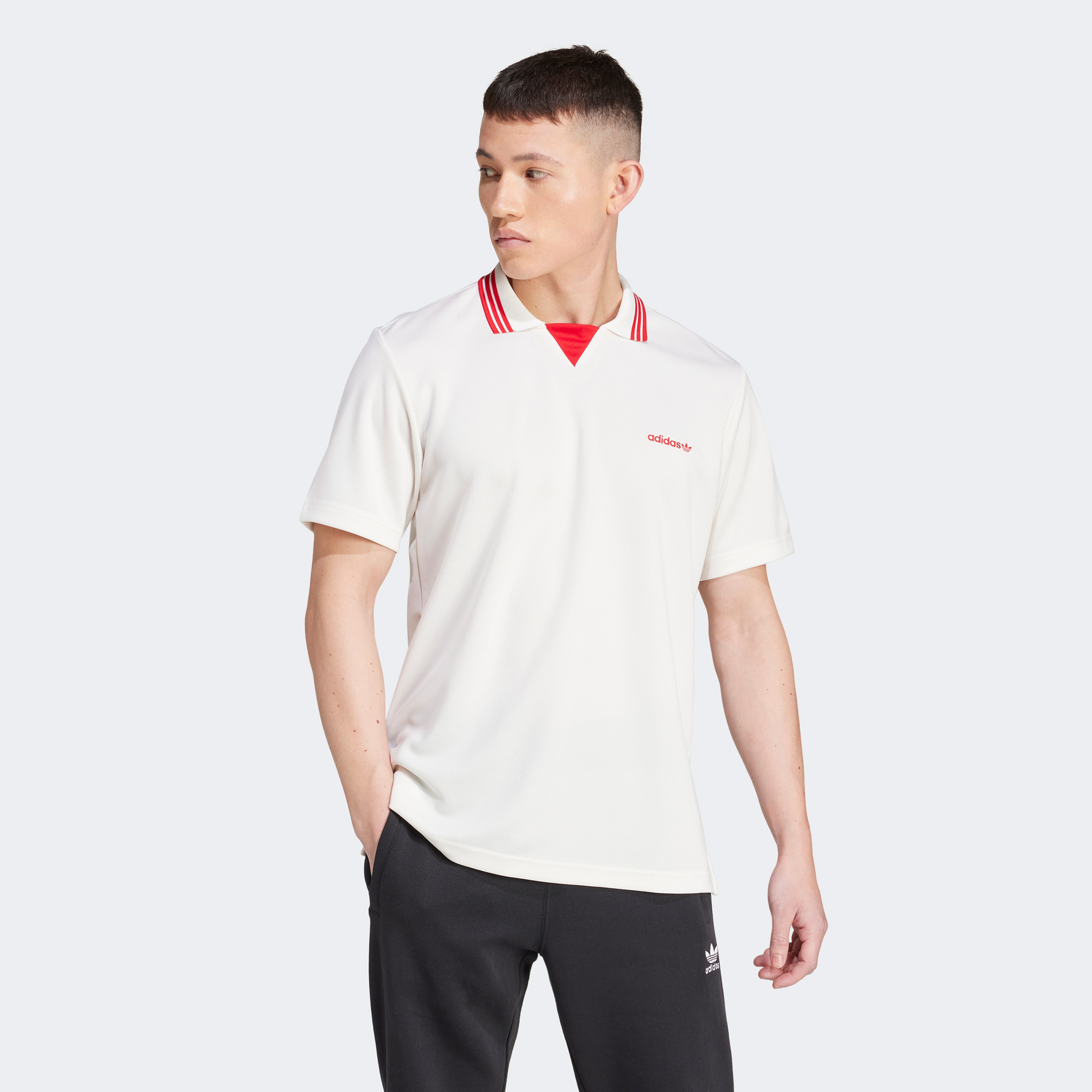 adidas Pplo Erkek Beyaz T-Shirt