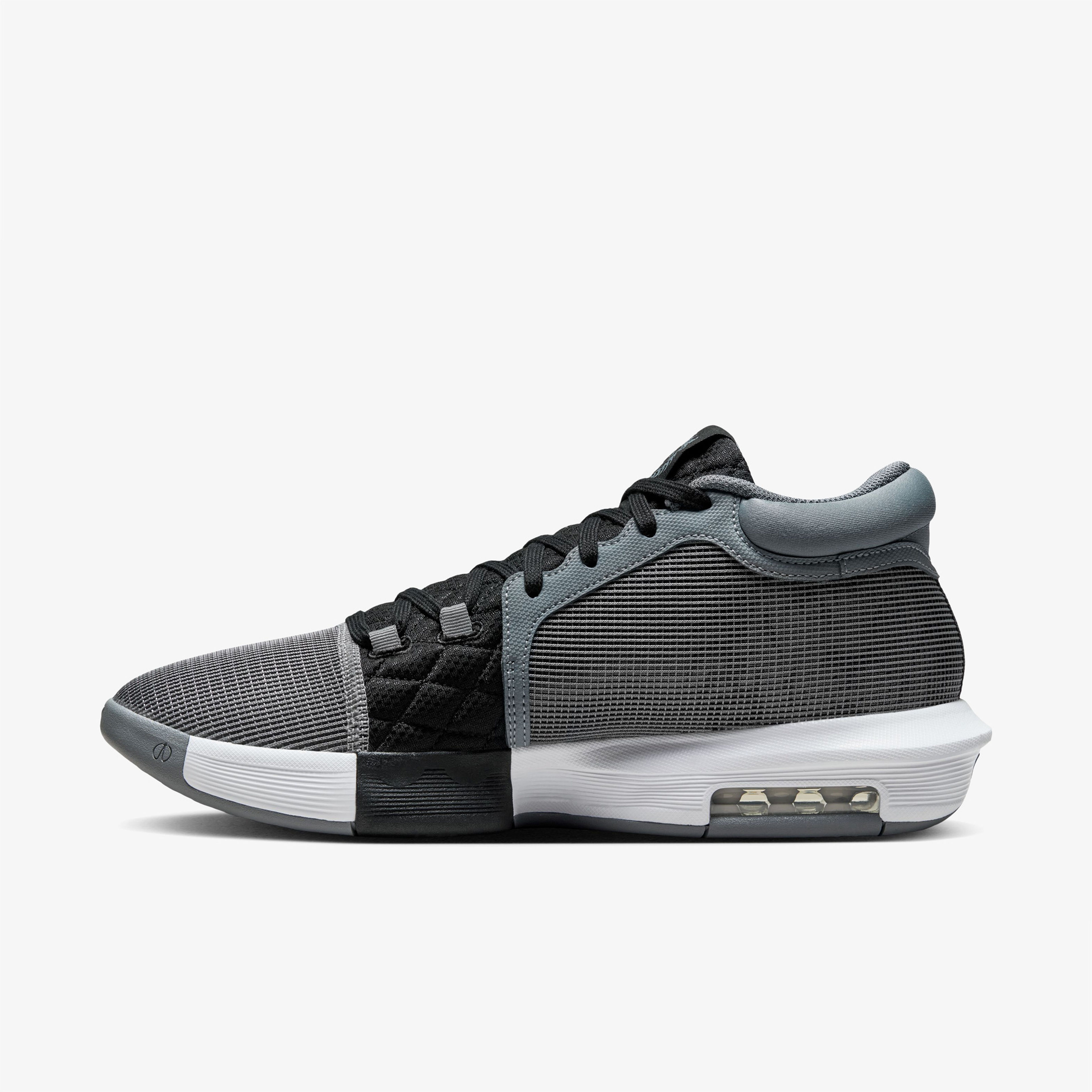 LeBron Witness 8 Erkek Gri Basketbol Ayakkabısı