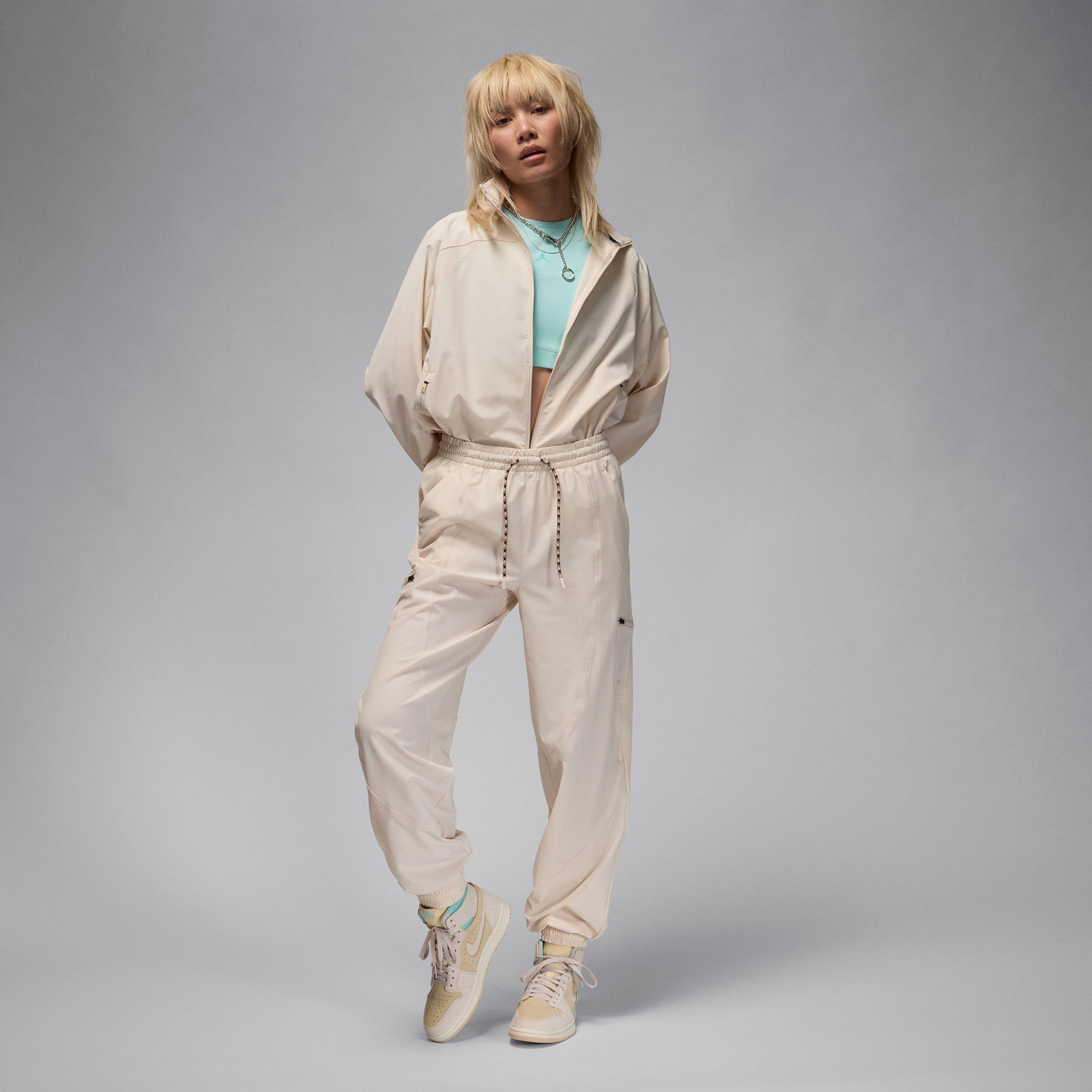 Jordan Air 1 Zoom CMFT 2 Kadın Krem Rengi Spor Ayakkabı